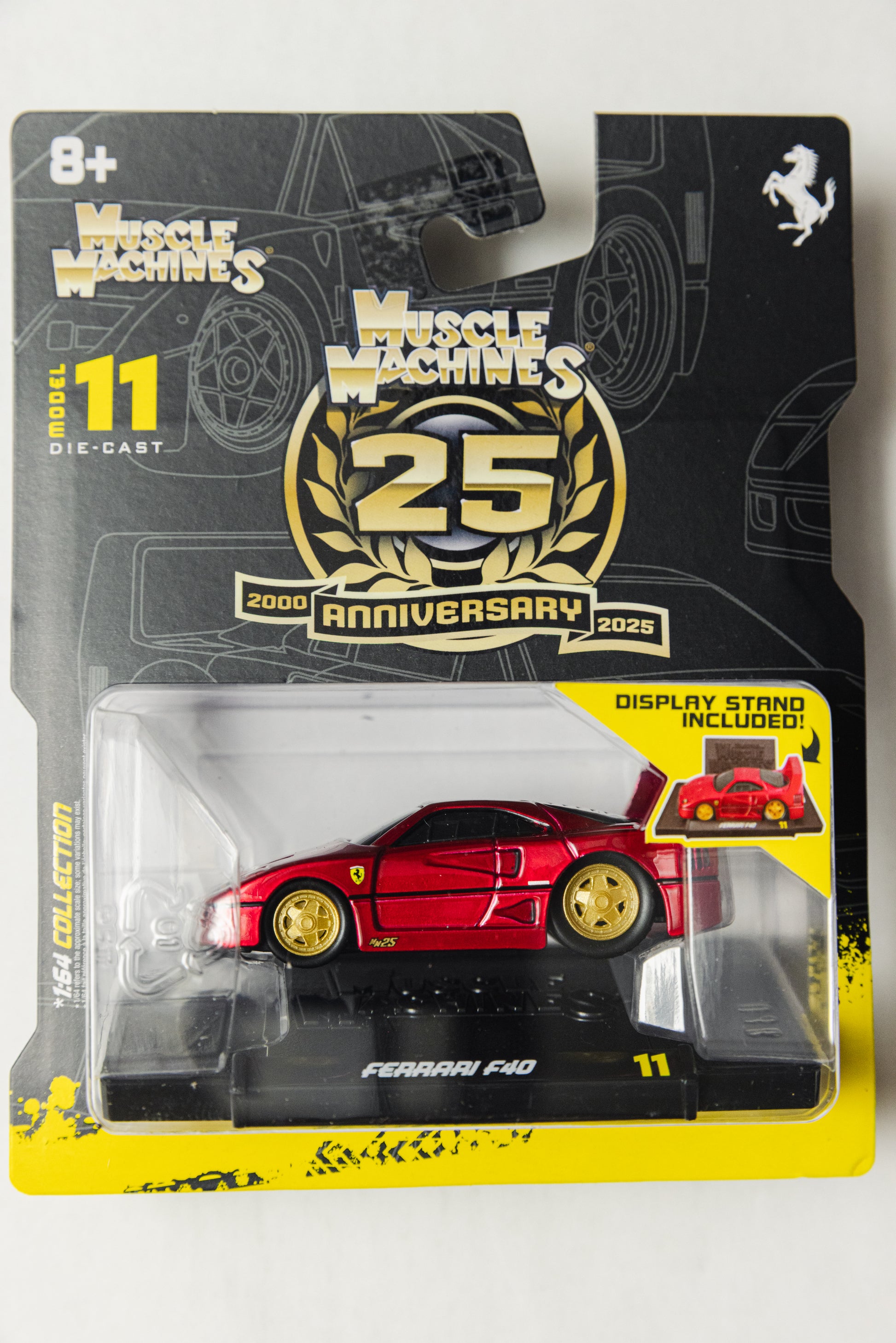 Muscle Machines Ferrari F40 #11 - 25th Anniversary CHASE