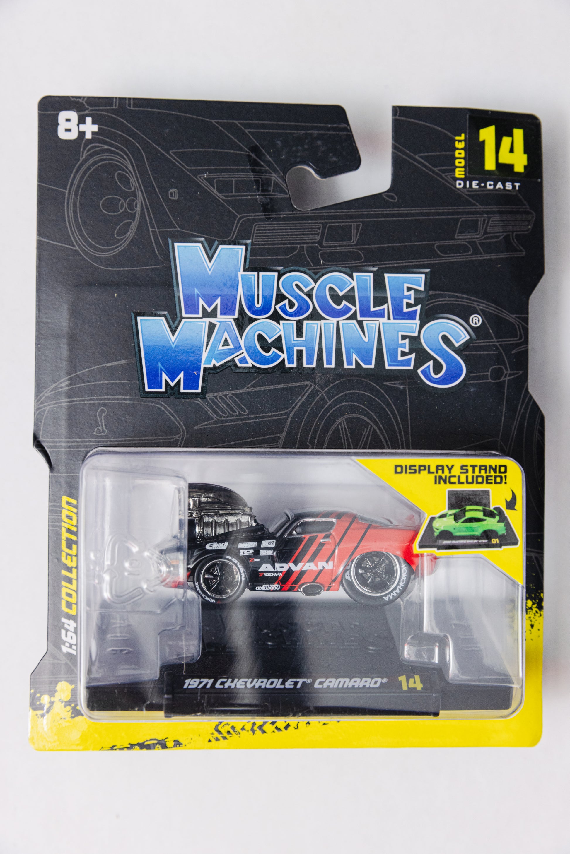 Muscle Machines #14 1971 Chevrolet Camaro (Damaged Card)