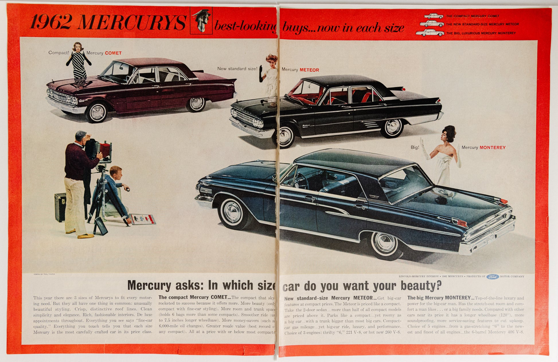 Vintage Ad - 1962 Mercury