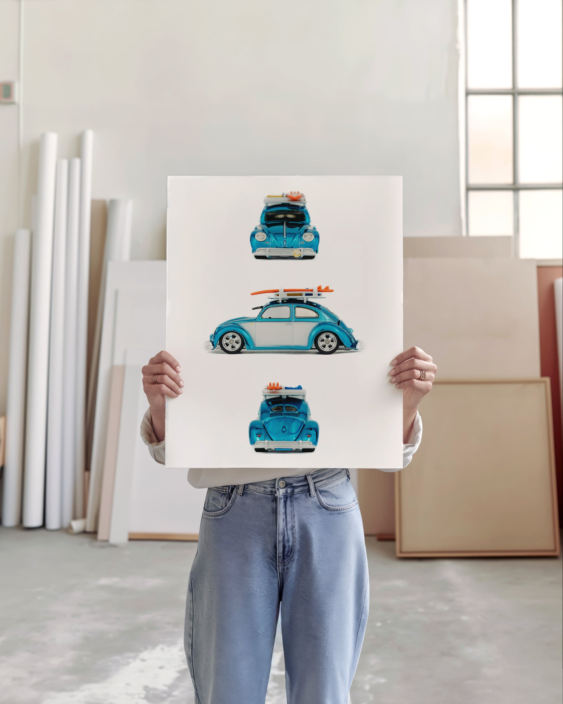 Vintage Surf Bug Photography Print - Perfect Gift!