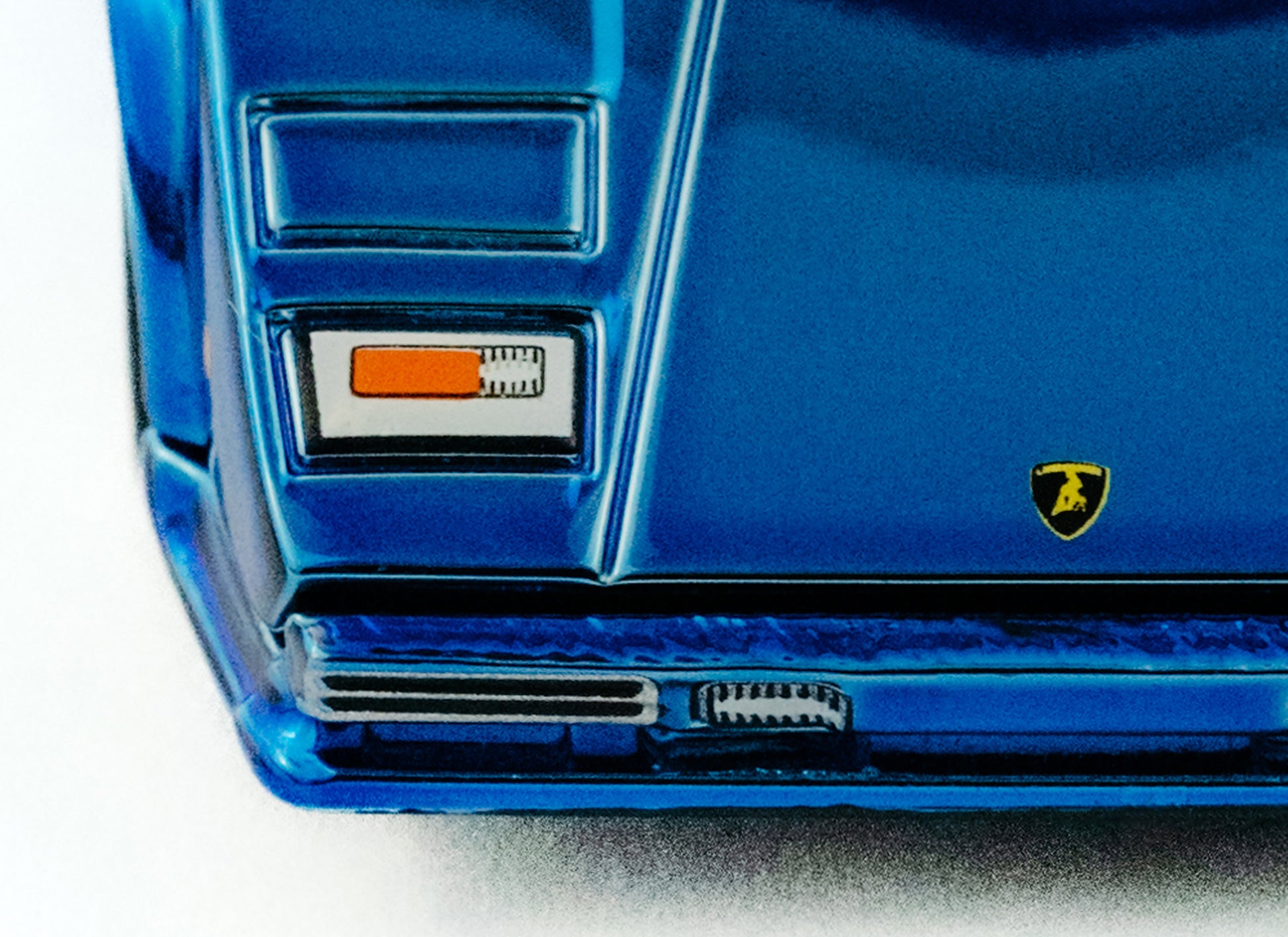 Vintage Lambo toy photography print!