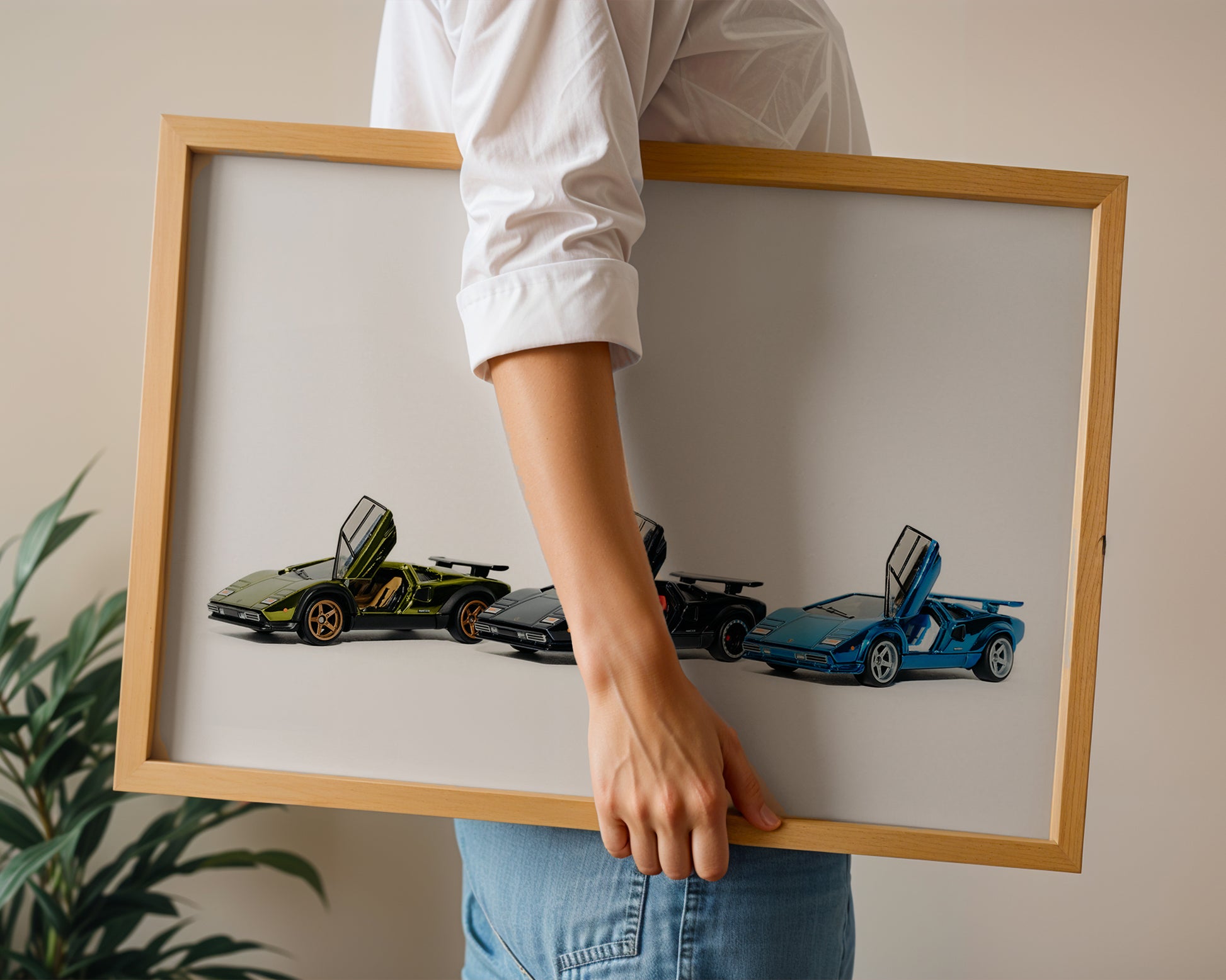 Vintage Lambo 3 toy car Photography Print