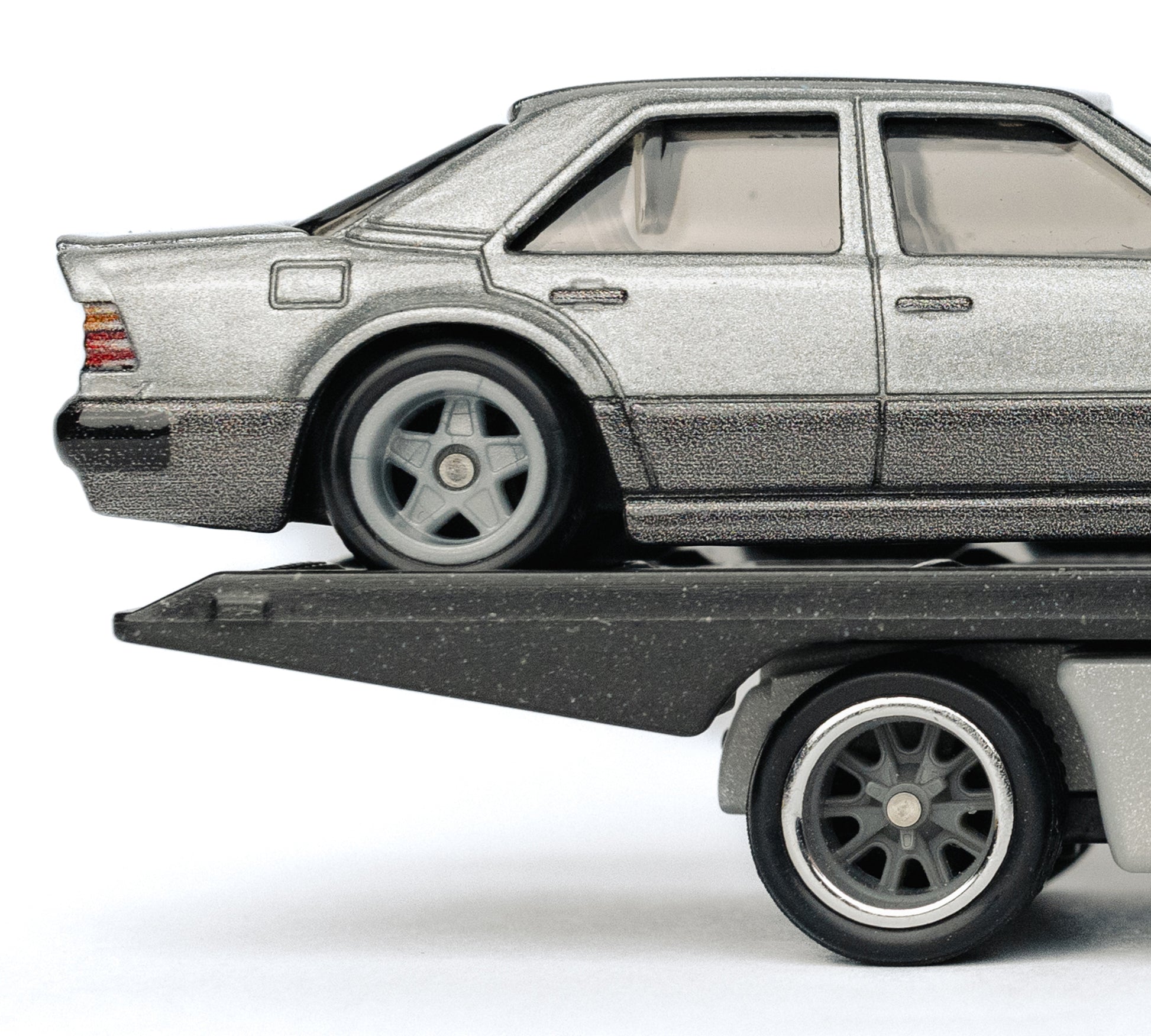 Mercedes on tow truck - Toy Car Photography Print