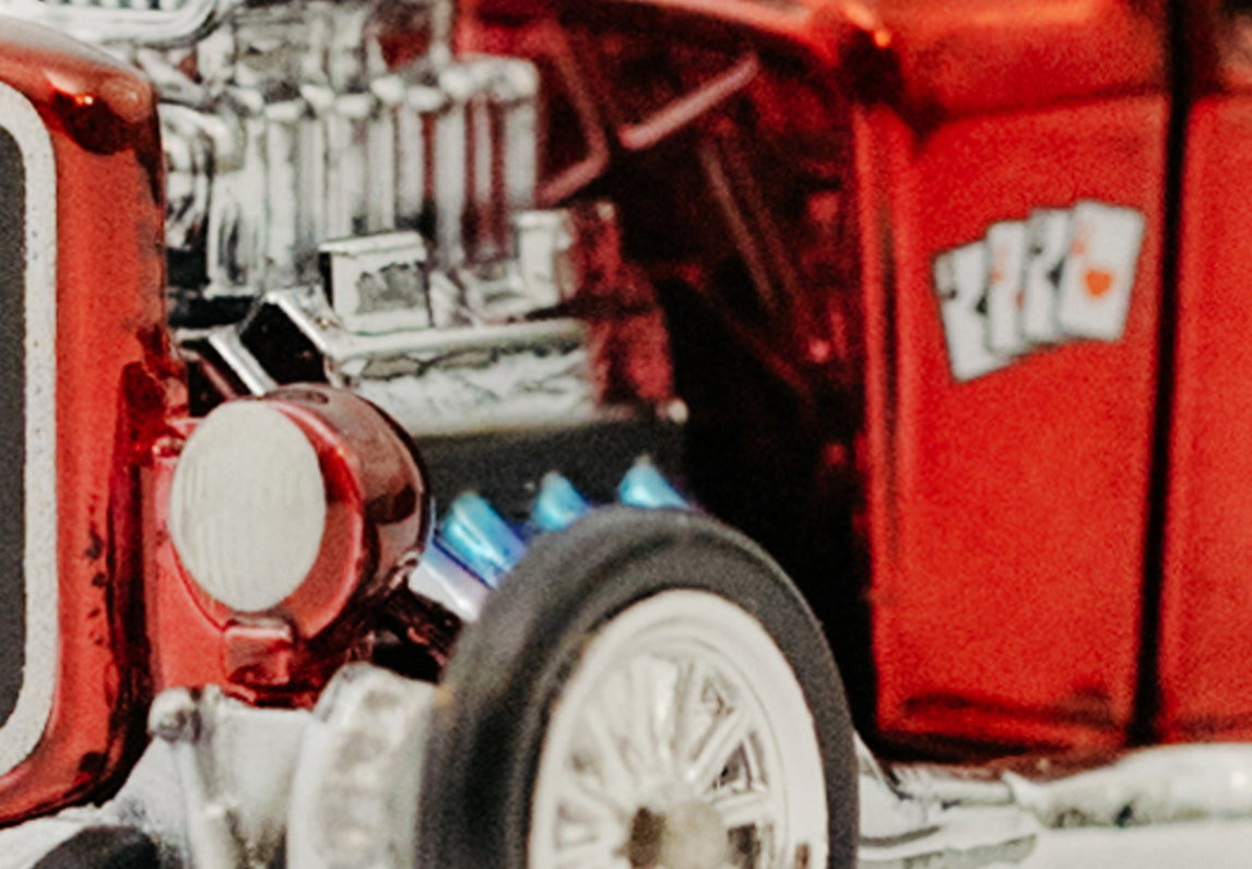 Red HOT ROD Toy photography print!
