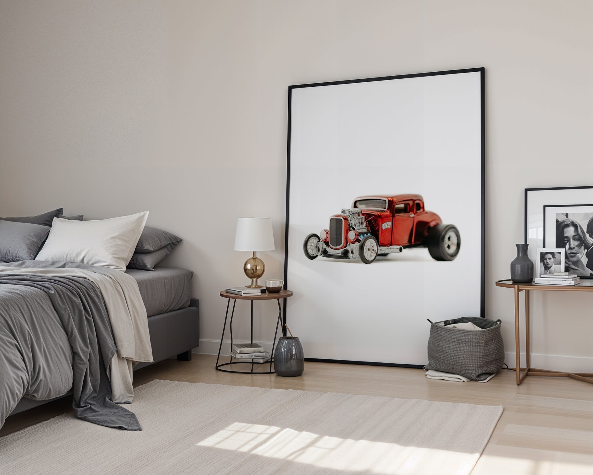 Red HOT ROD Toy photography print!