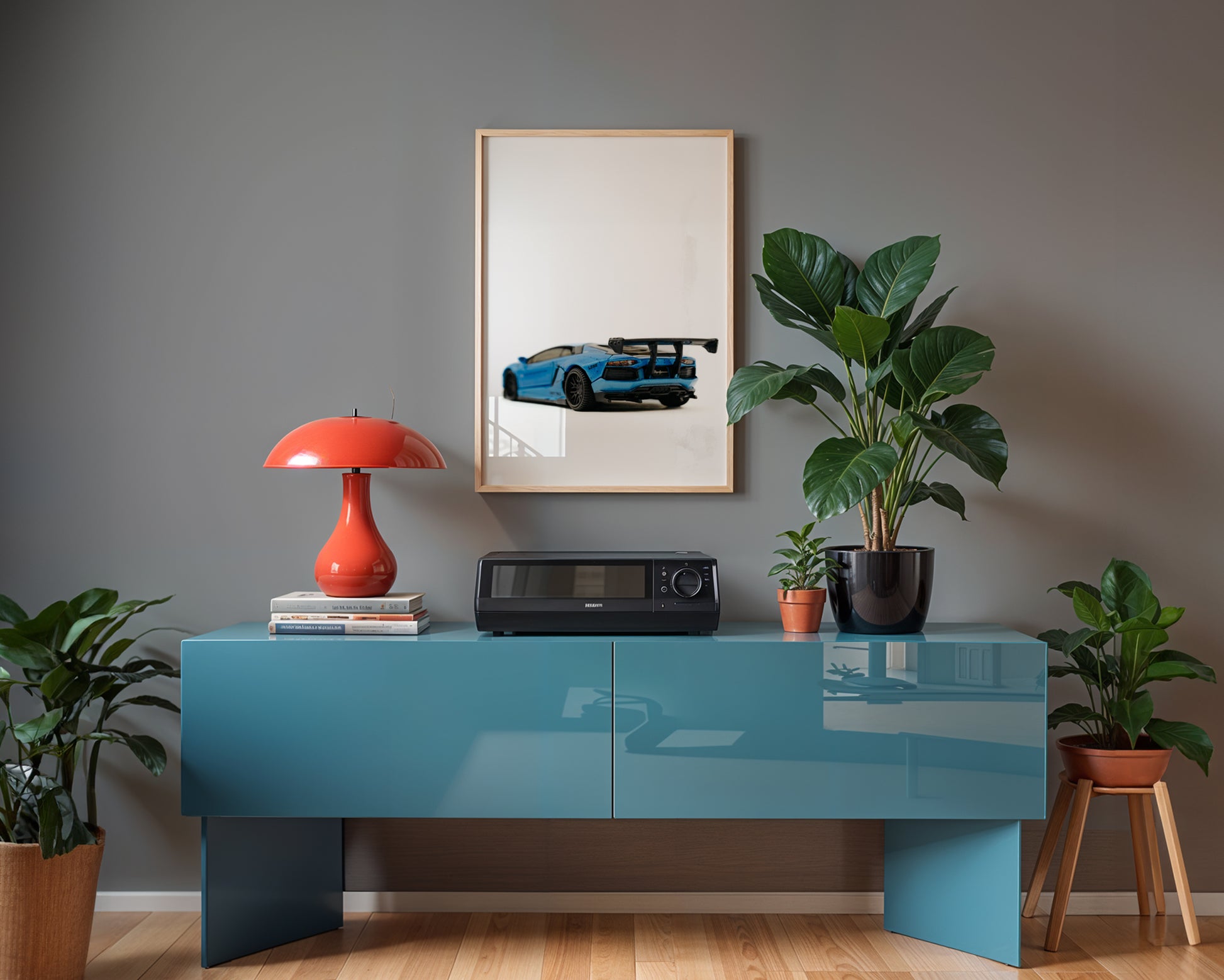 LBWK BLUE Lambo photography print!