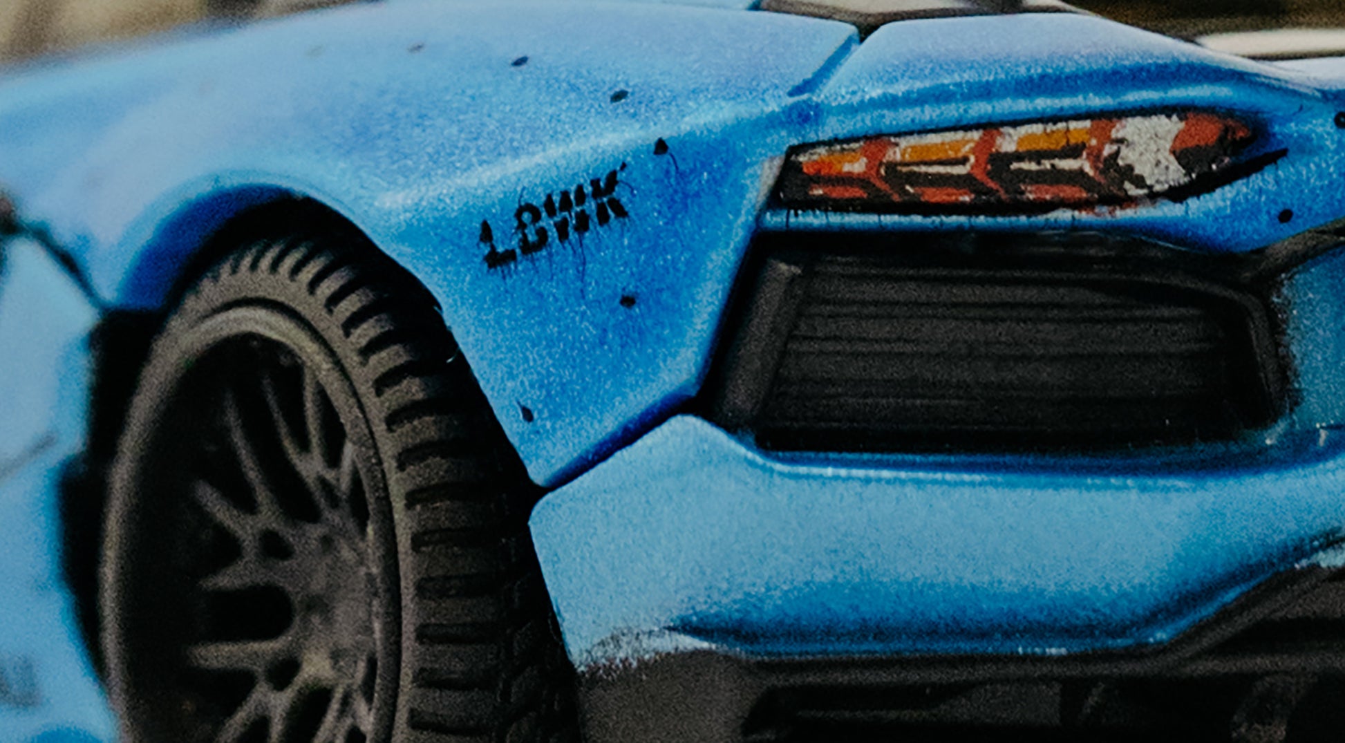 LBWK BLUE Lambo photography print!