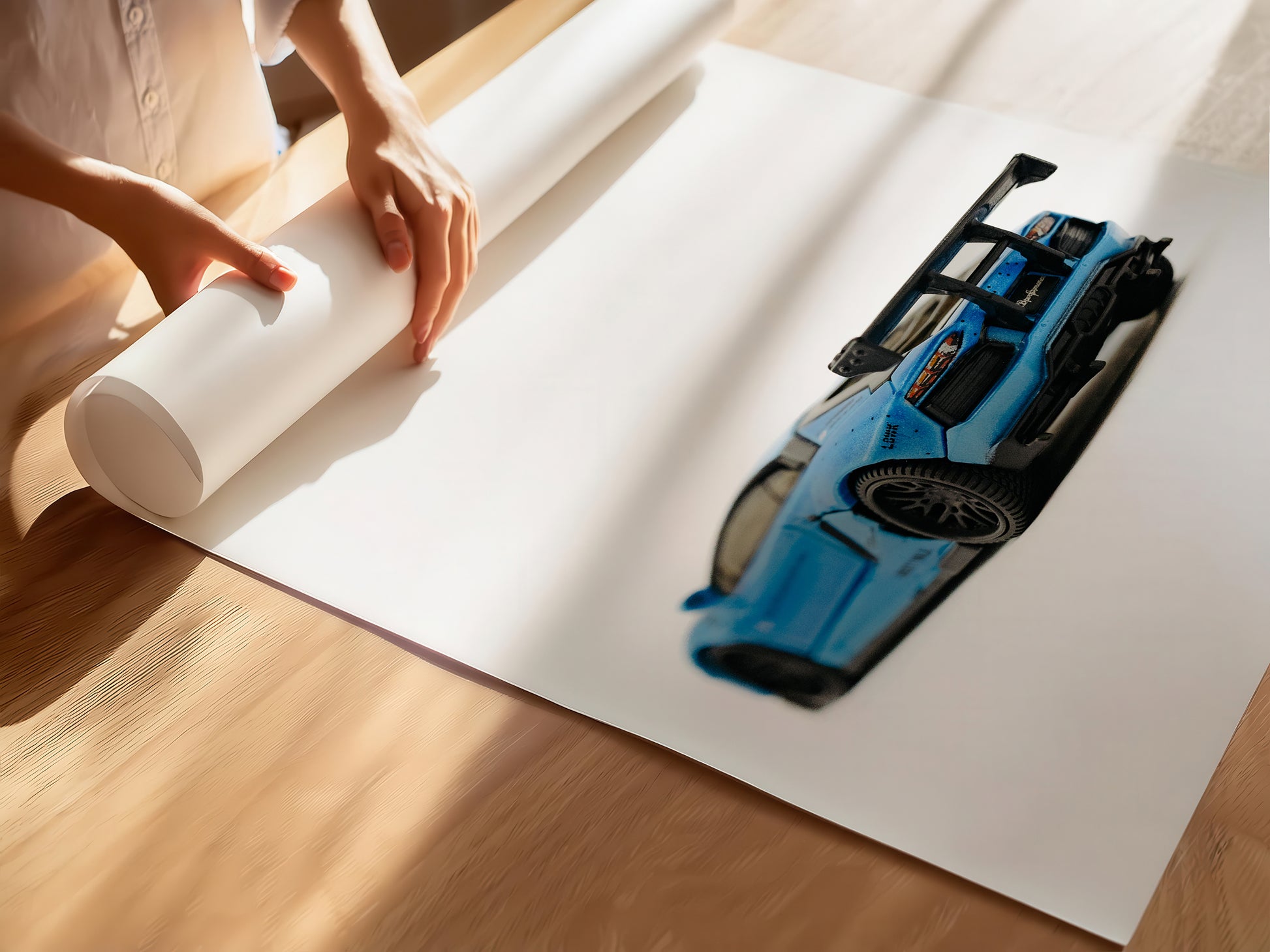 LBWK BLUE Lambo photography print!