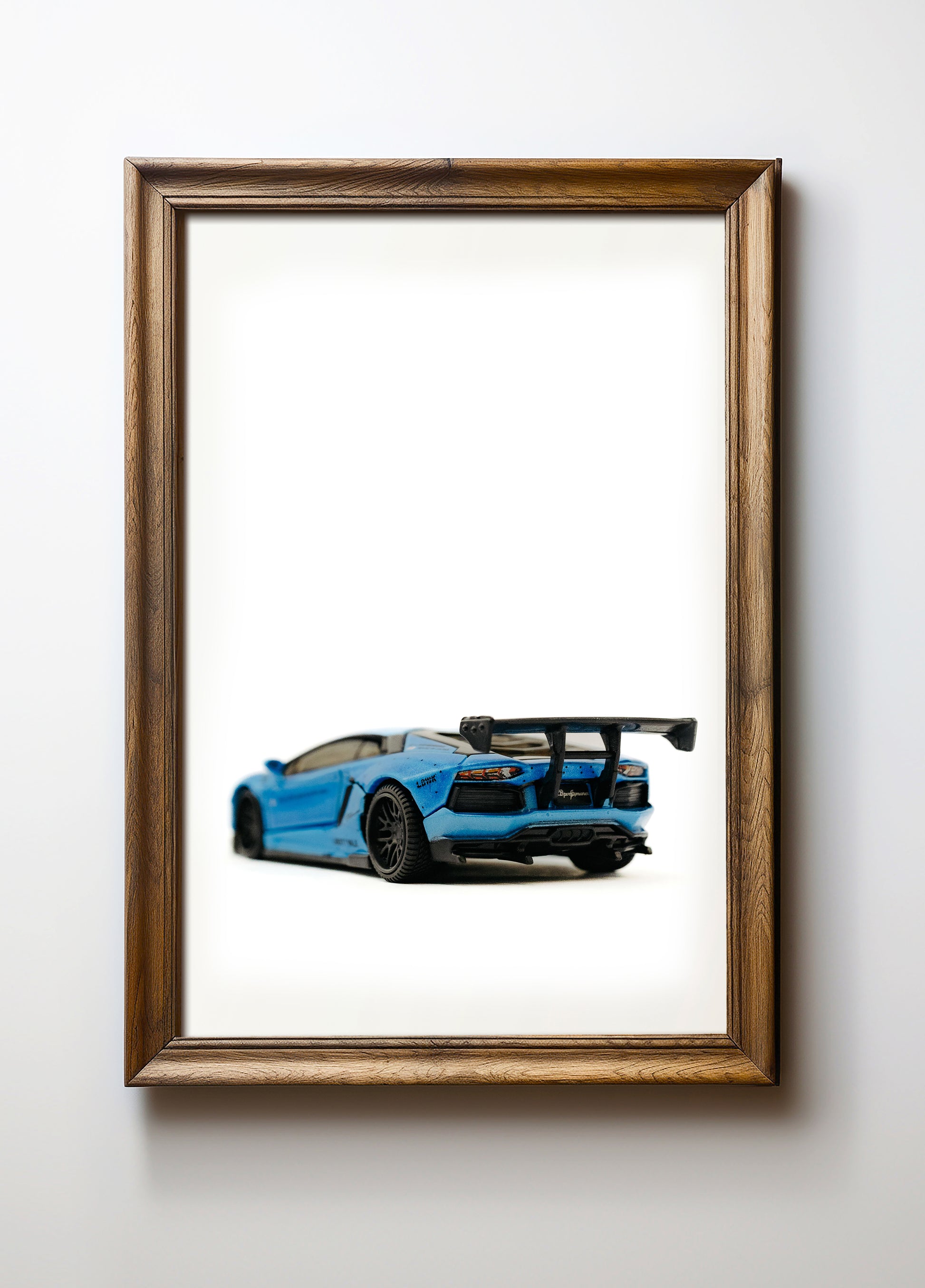 LBWK BLUE Lambo photography print!