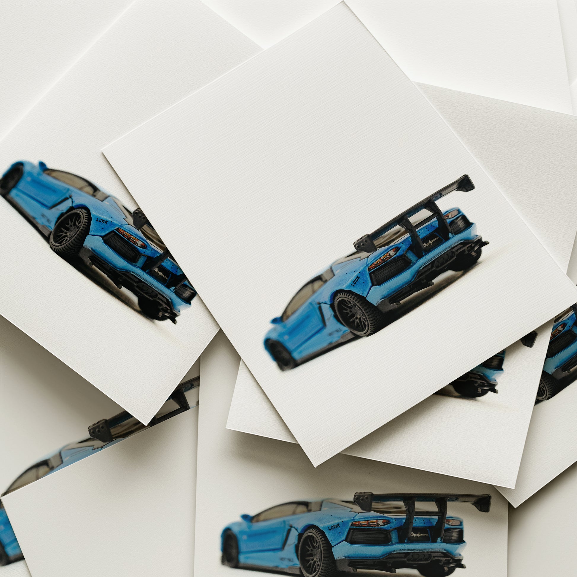 LBWK BLUE Lambo photography print!