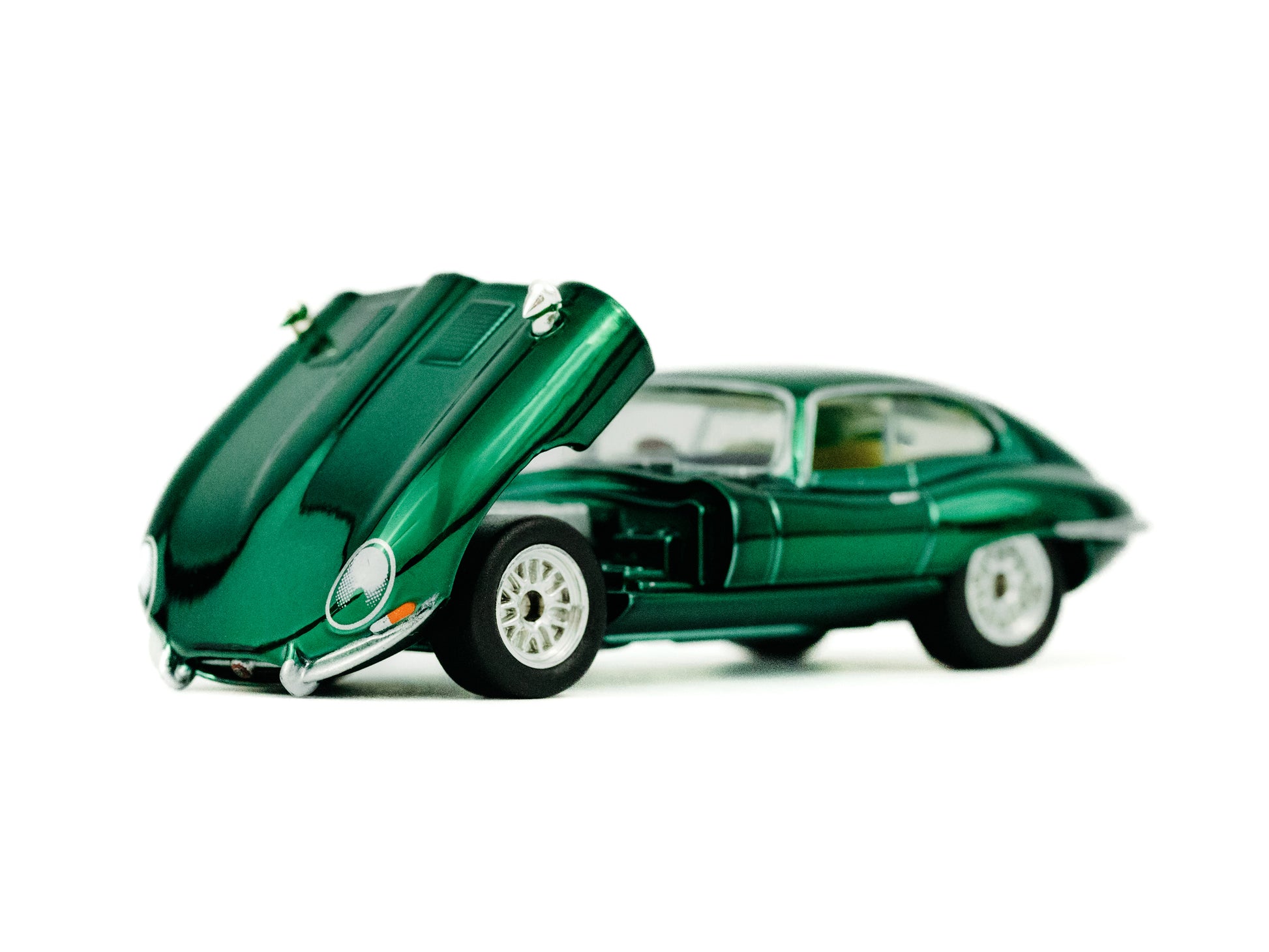 VINTAGE JAGUAR poster - Toy car photography print!