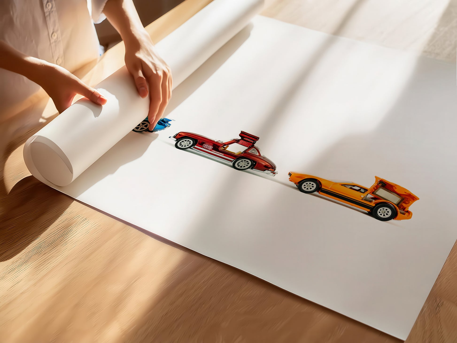Vintage Classic Car Print - Toy Photography!