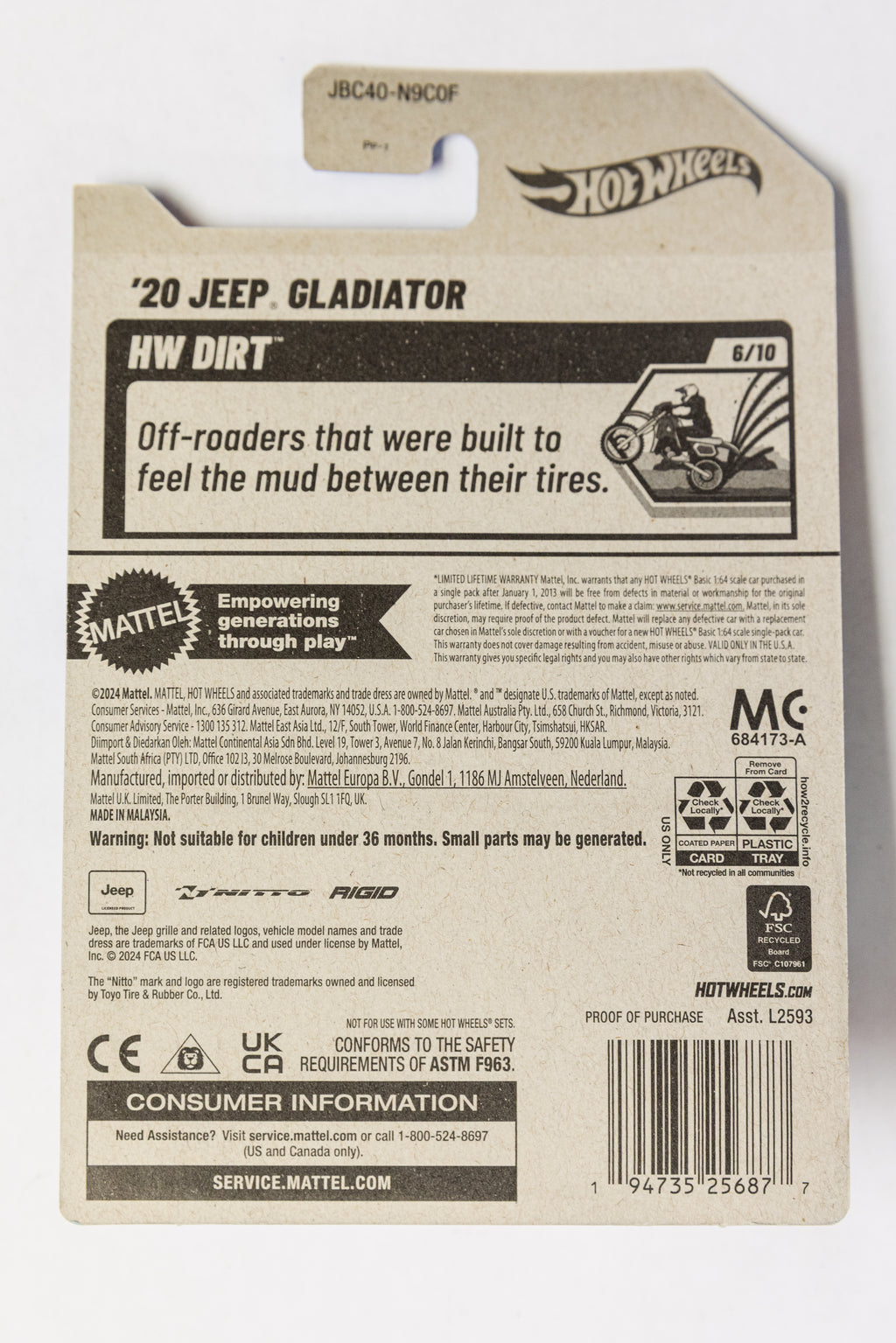 '20 Jeep Gladiator SUPER TH - HW Dirt