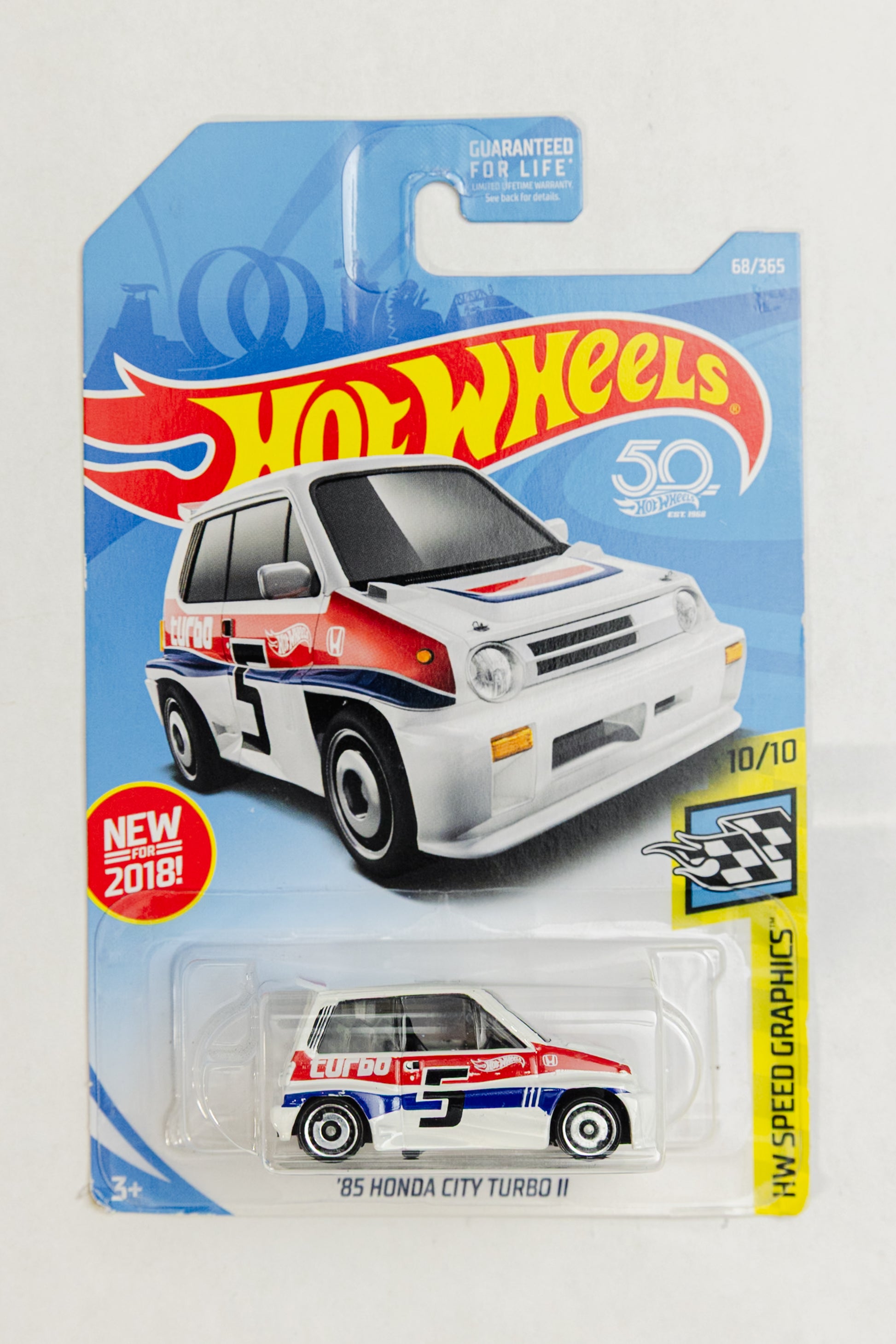 '85 Honda City Turbo II - HW Speed Graphics (Damaged Card)