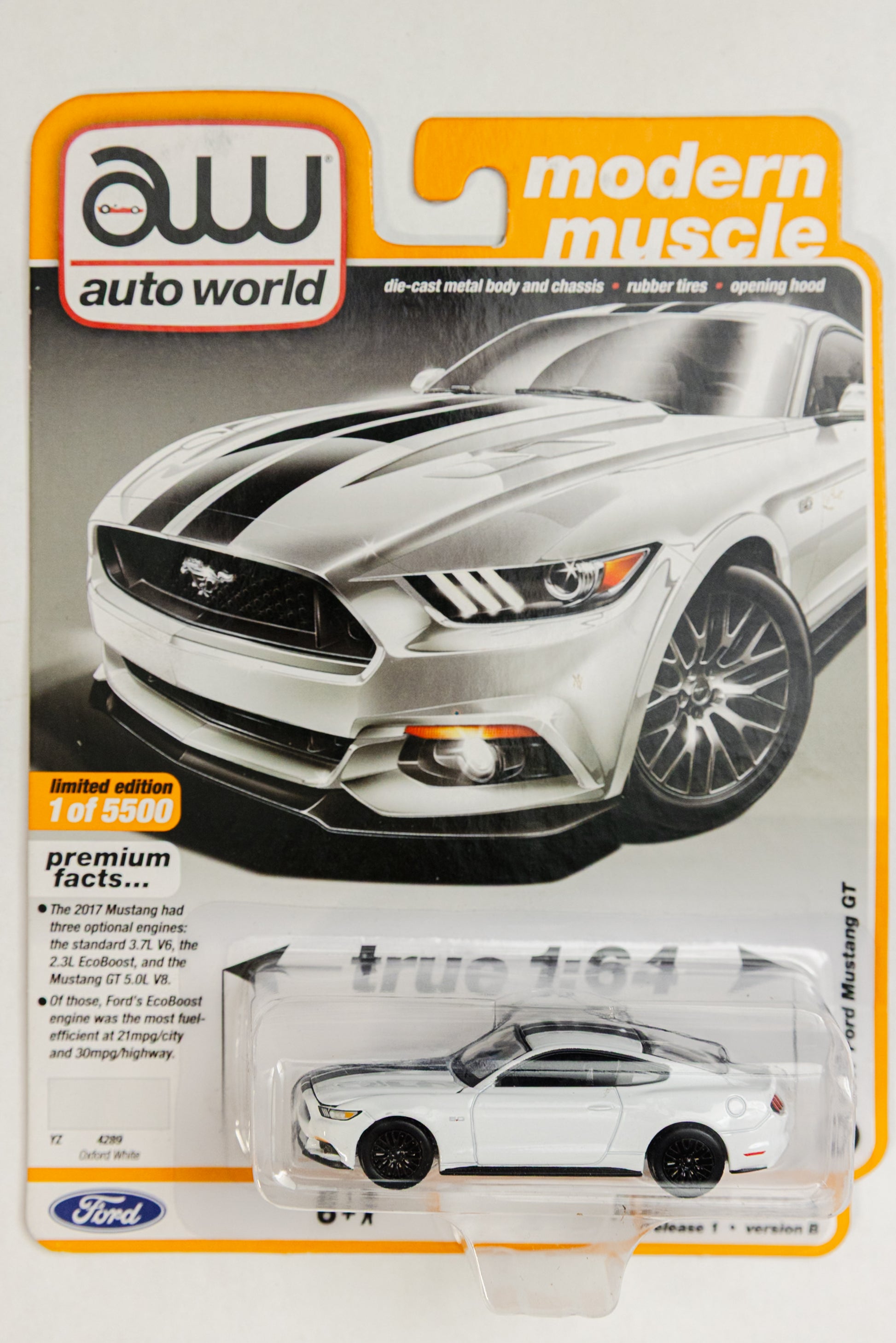 Auto World 2017 Ford Mustang GT - 1 of 5,500