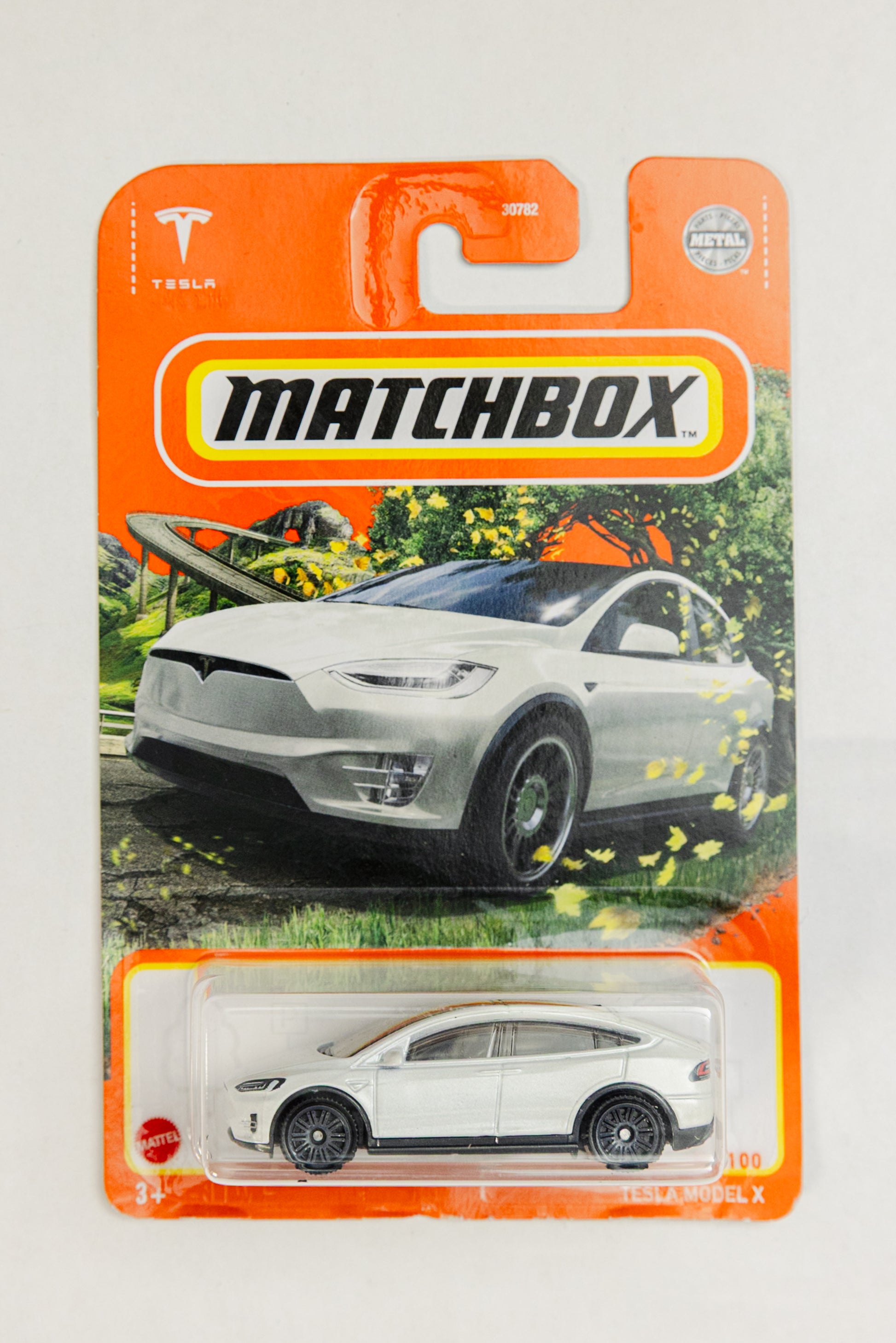 Matchbox Tesla Model X (Damaged Card)