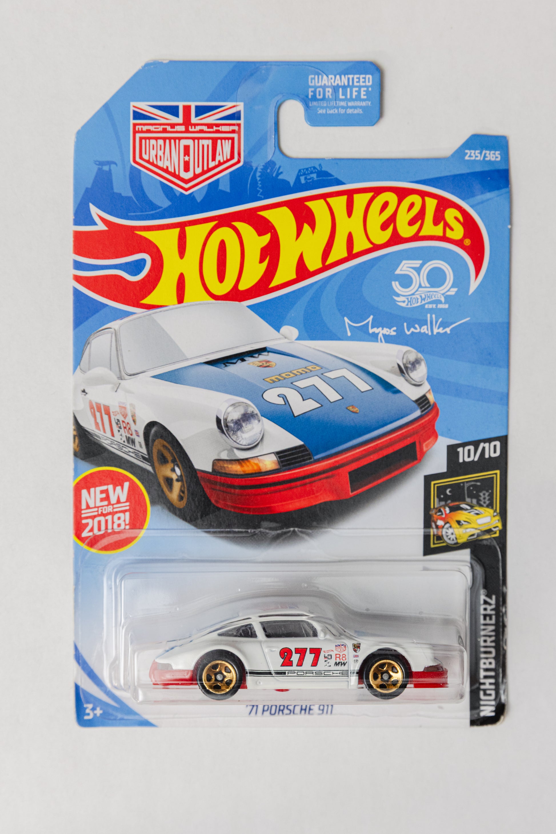 '71 Porsche 911 - Nightburnerz (Damaged Card)