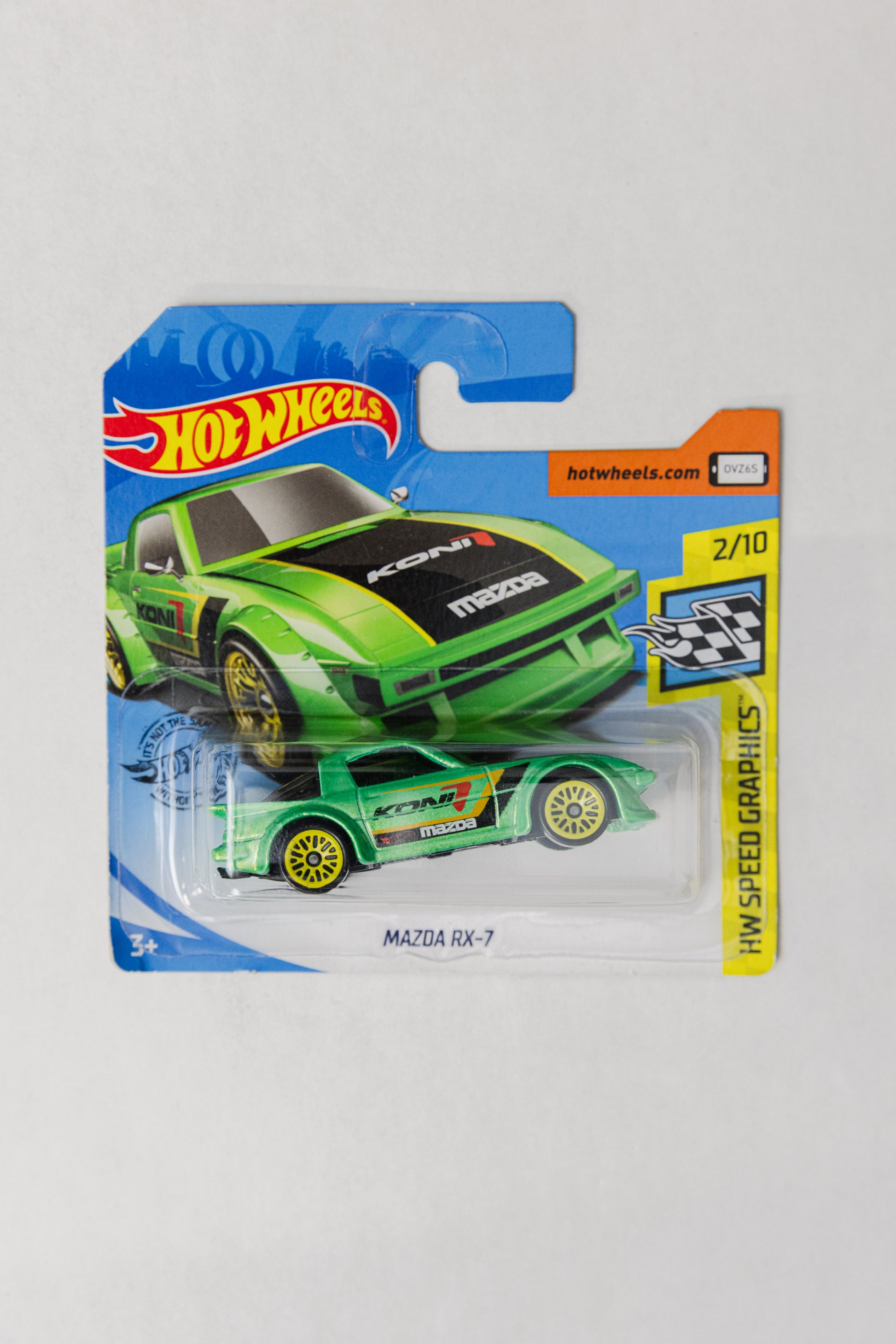 Mazda RX-7 Short Card - HW Speed Graphics (Soft Corners)