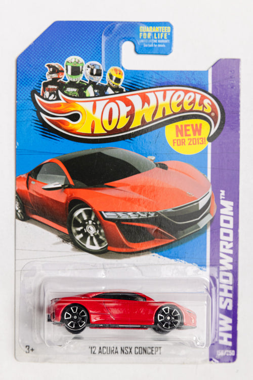 '12 Acura NSX Concept - HW Showroom (Damaged Card)