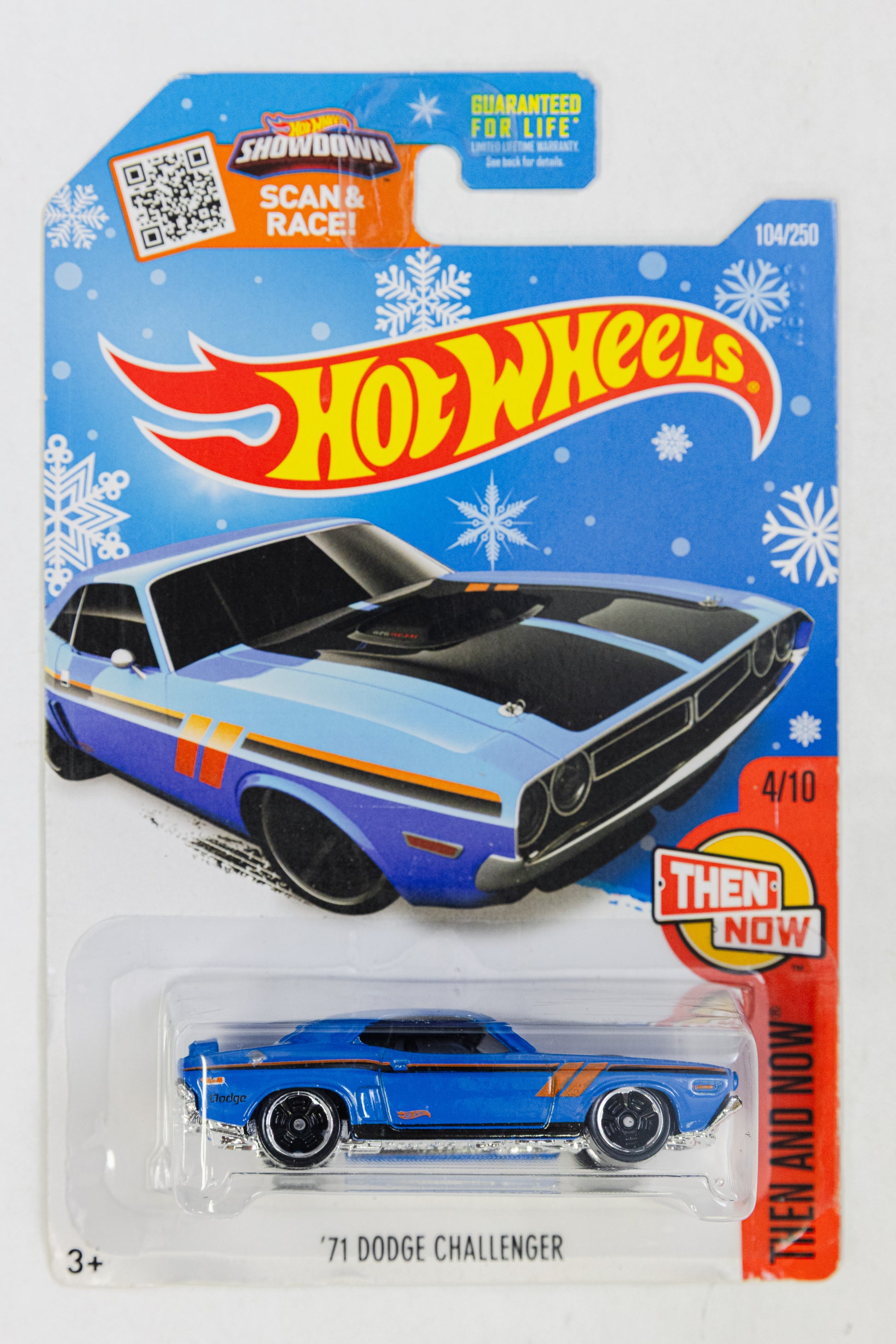 '71 Dodge Challenger - Then And Now (Snowflake Card)