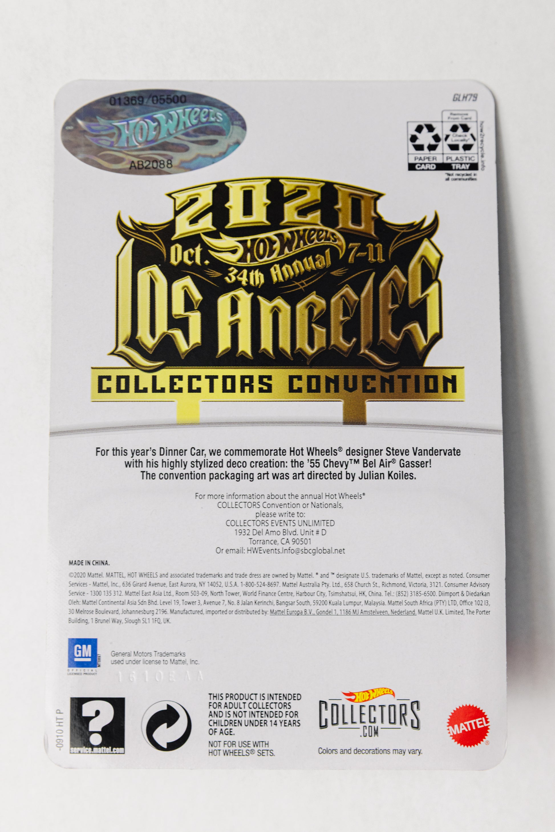 Collectors Convention '55 Chevy Bel Air Gasser - Los Angeles