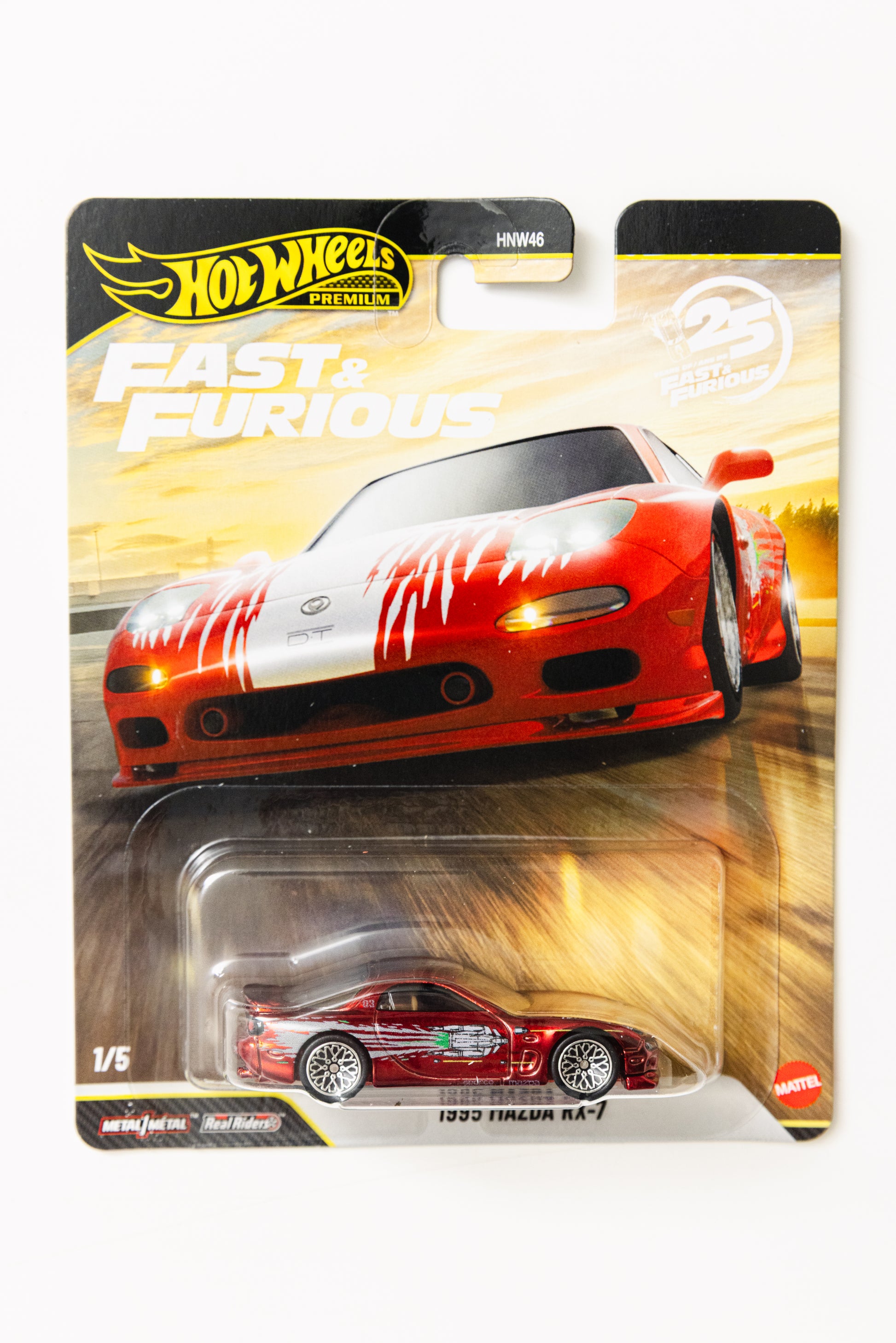 Fast & Furious CHASE 1995 Mazda RX-7 1/5 (Damaged Card)