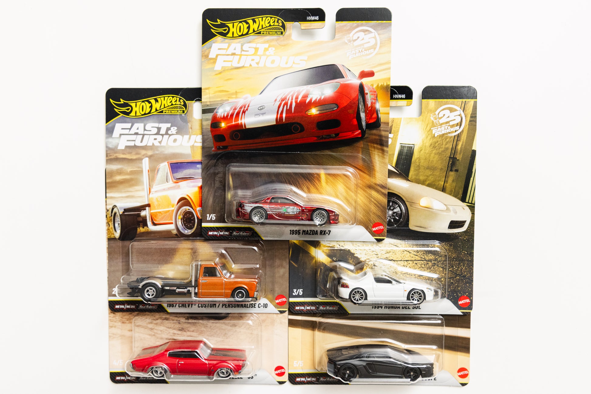 Fast & Furious set of 5 with CHASE - 2026 Mix 2