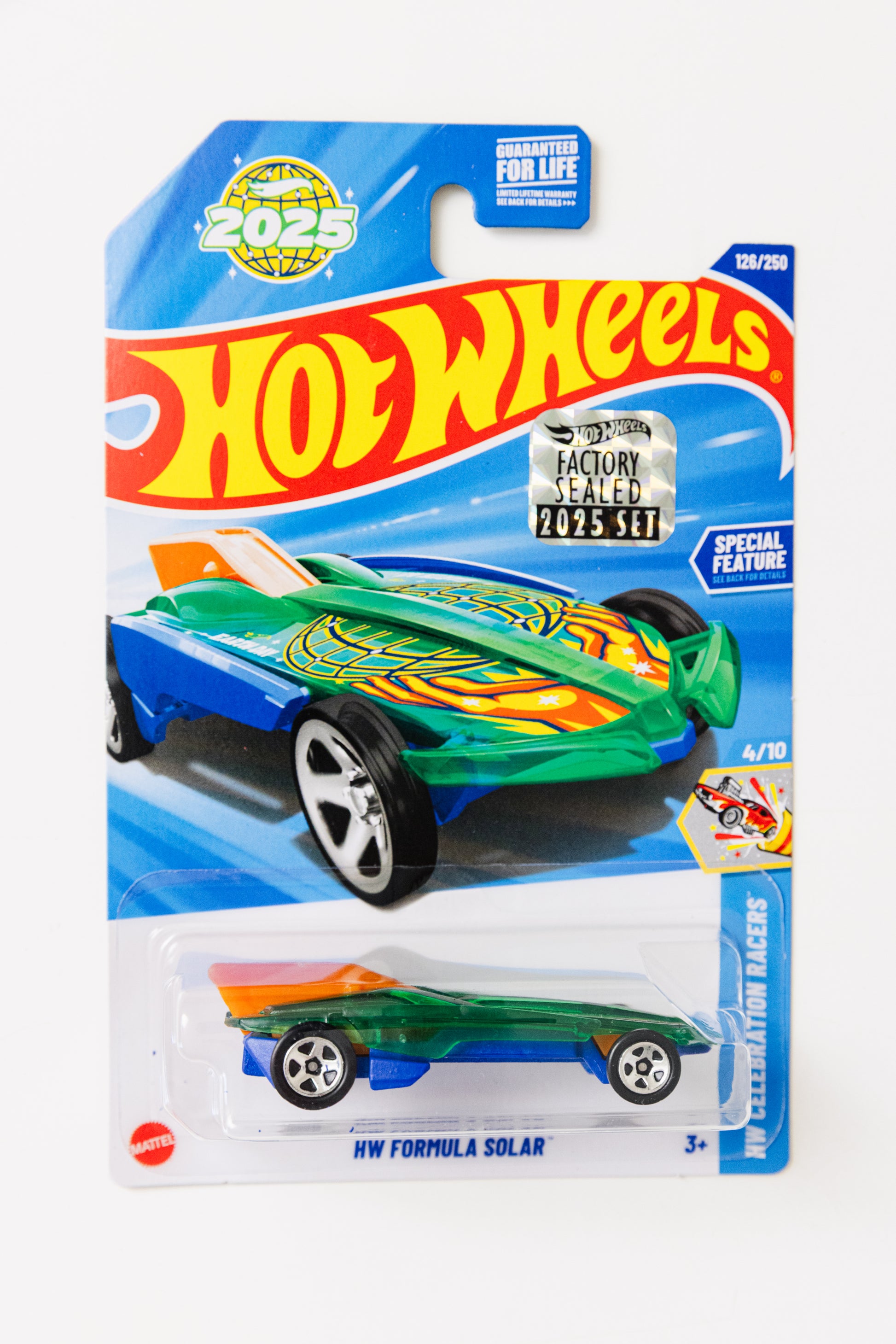 HW Formula Solar (Factory Sealed) - HW Celebration Racers