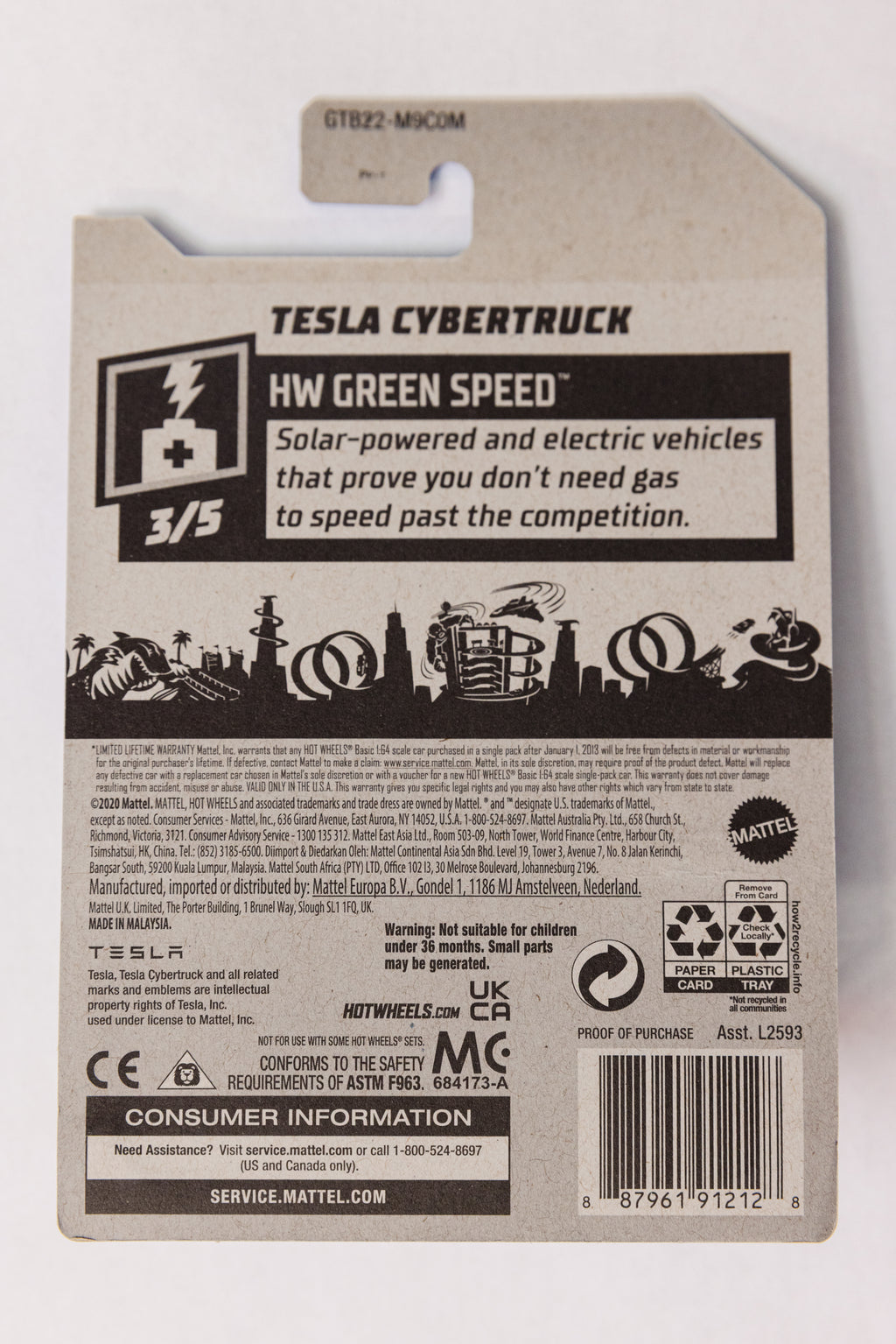 Tesla Cybertruck - HW Green Speed