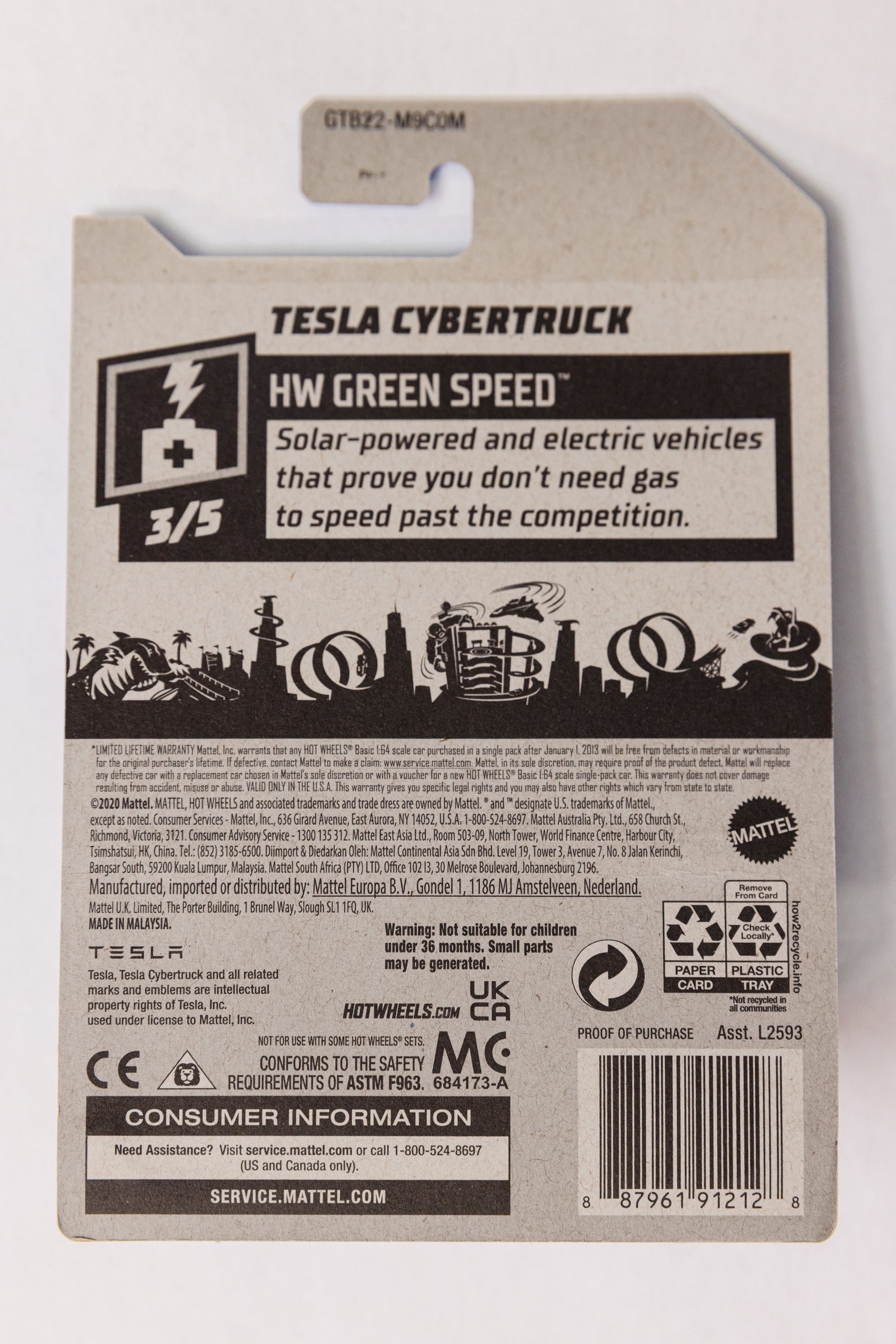 Tesla Cybertruck - HW Green Speed