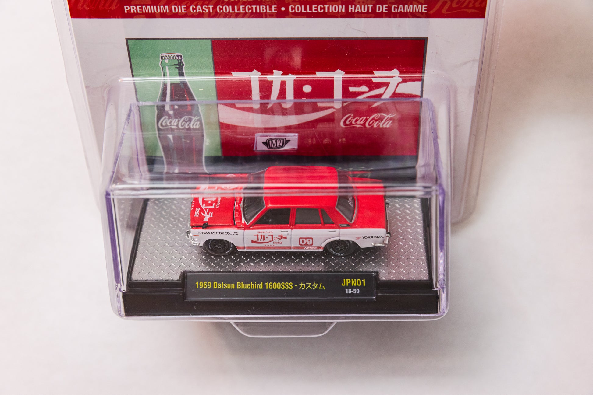M2 Machines Coca Cola 1969 Datsun Bluebird 1600SSS