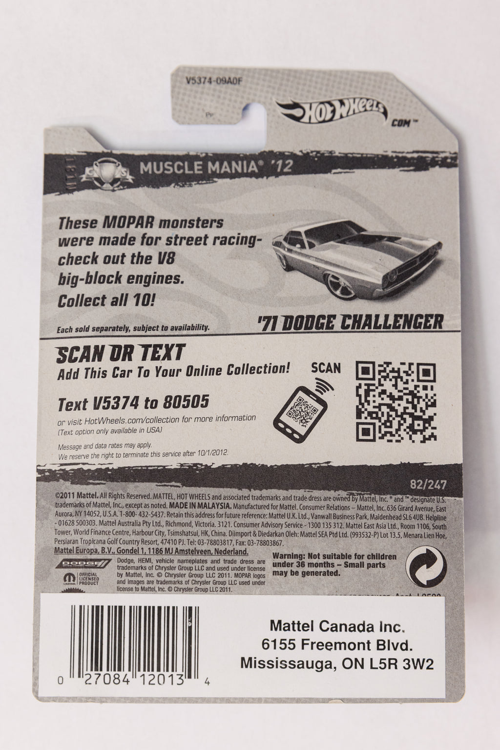 '71 Dodge Challenger - Muscle Mania SUPER TREASURE HUNT