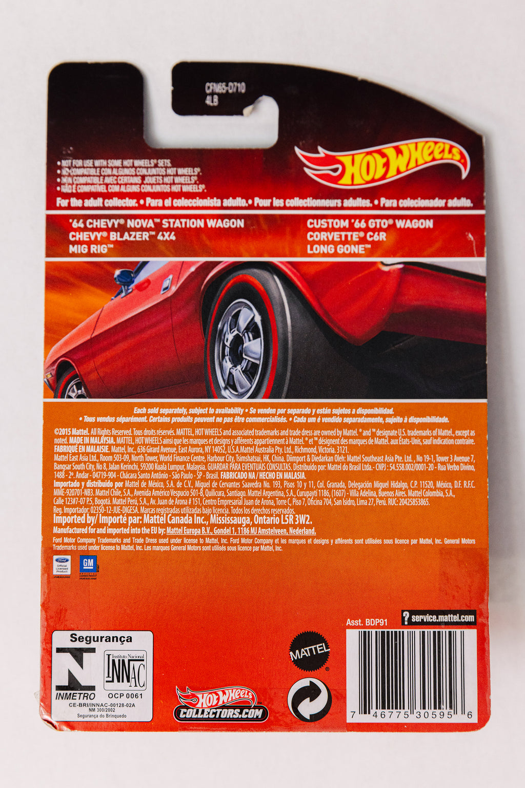 Redline '64 Chevy Nova Station Wagon 13 of 18 (Damaged Card)