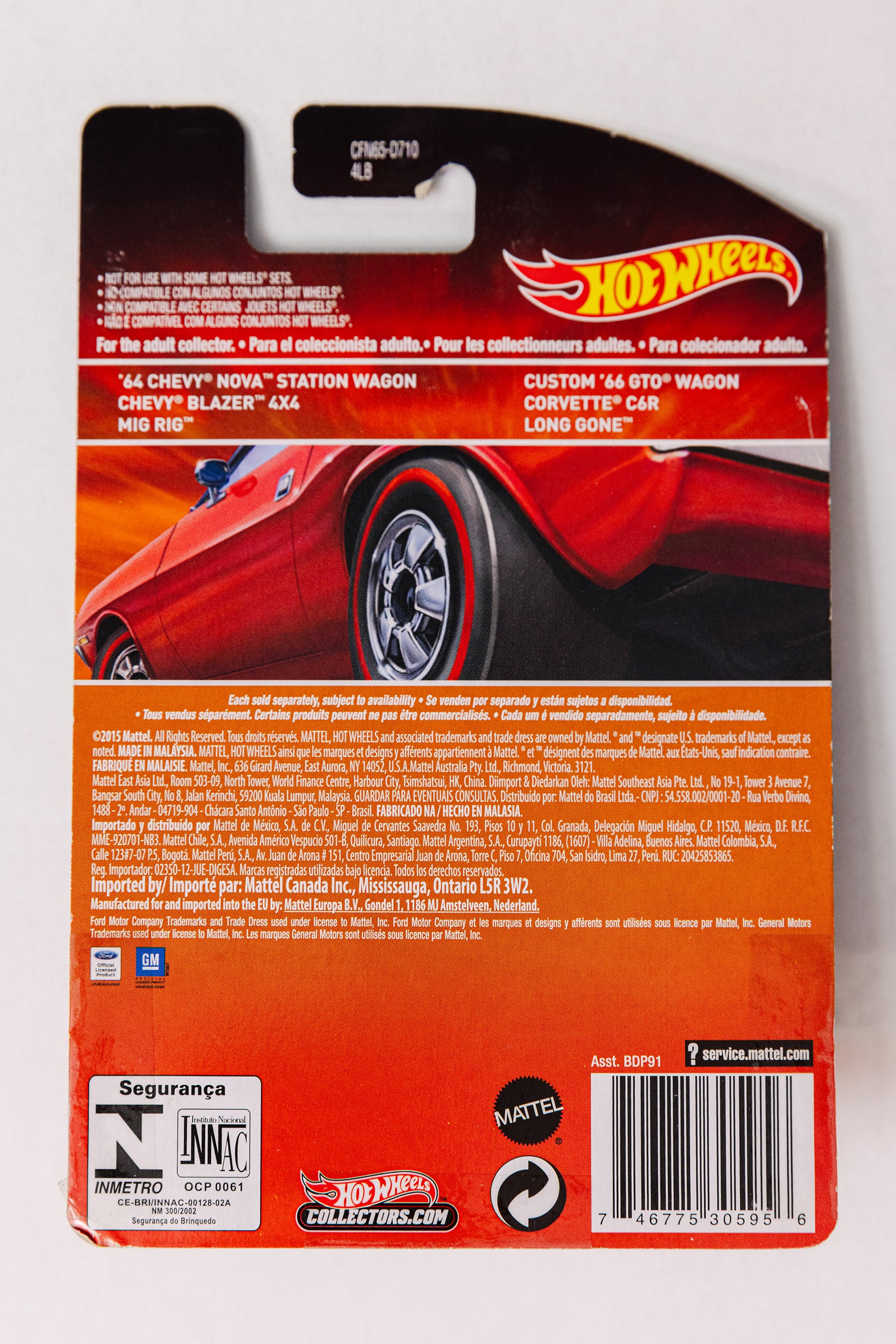 Redline '64 Chevy Nova Station Wagon 13 of 18 (Damaged Card)
