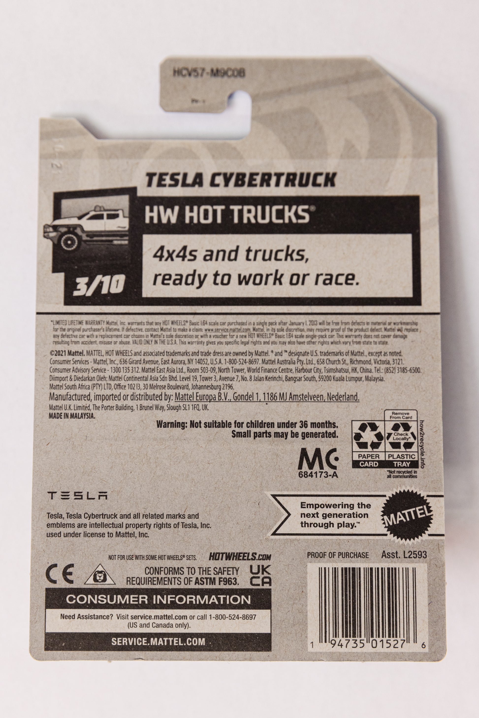 Tesla Cybertruck - HW Hot Trucks