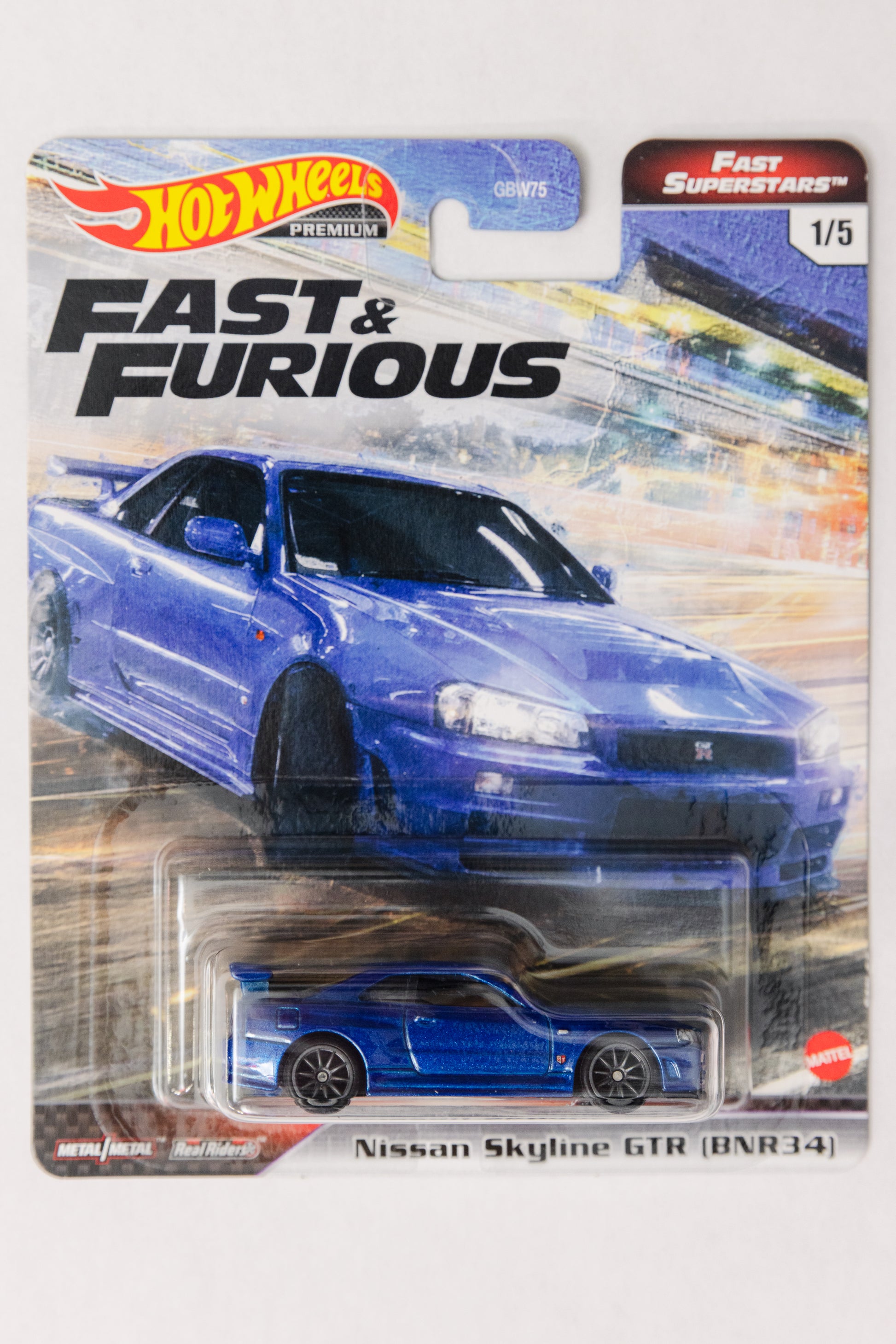 Fast & Furious Nissan Skyline GTR (BNR34) - Fast Superstars 1/5