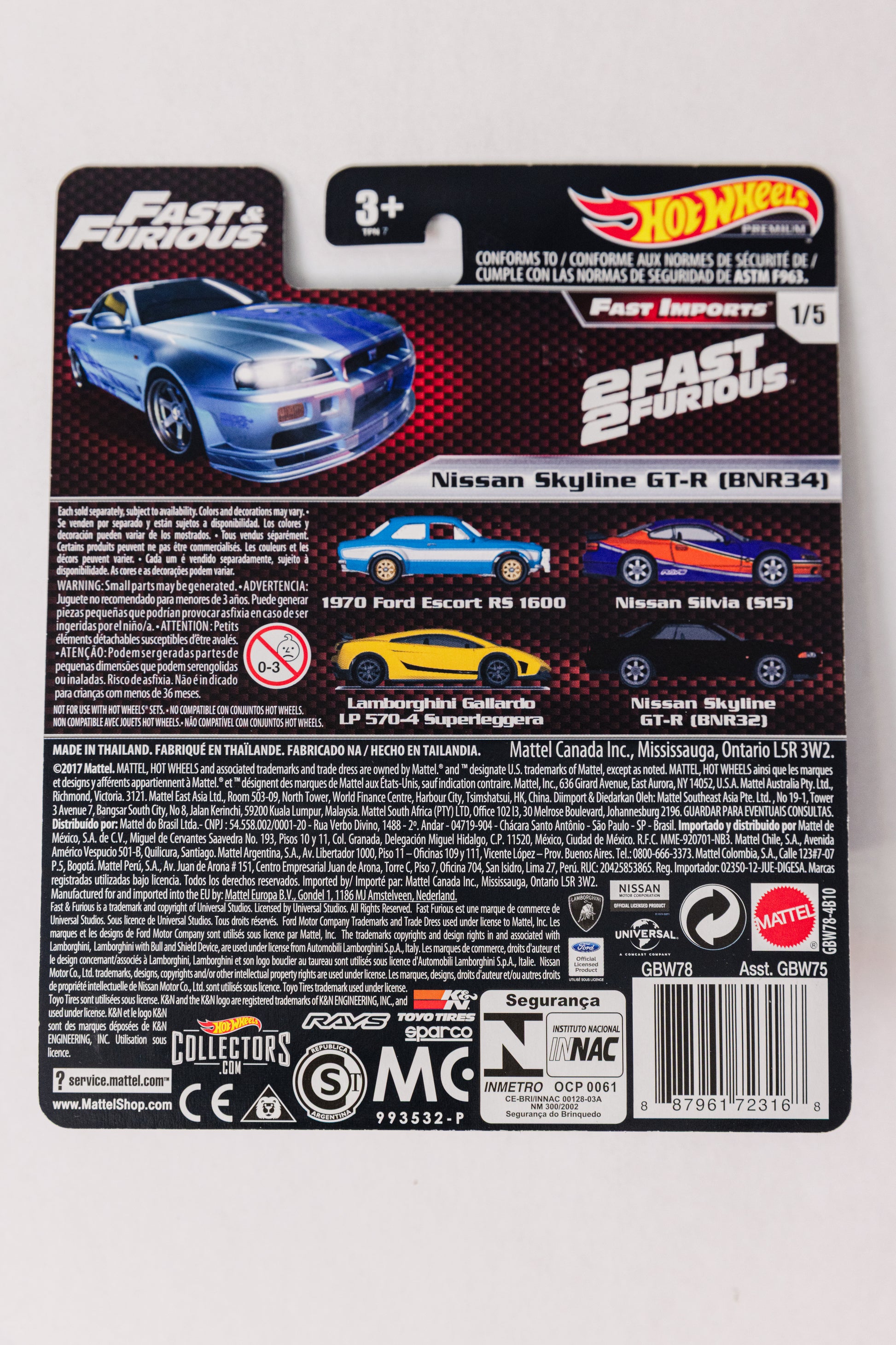 Fast & Furious Nissan Skyline GT-R (BNR34)