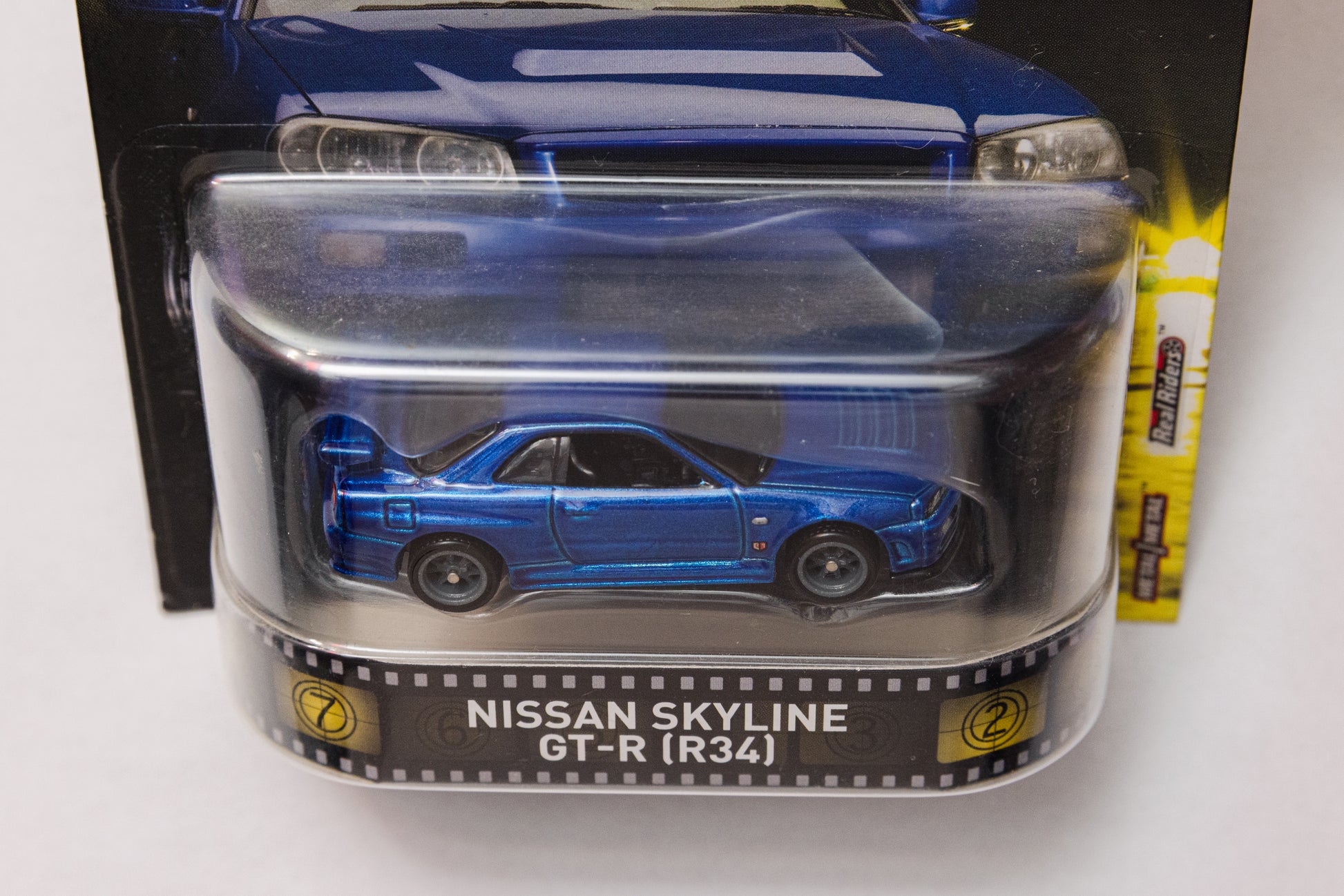 Fast & Furious Nissan Skyline GT-R (R34) Retro Entertainment (Damaged Card)