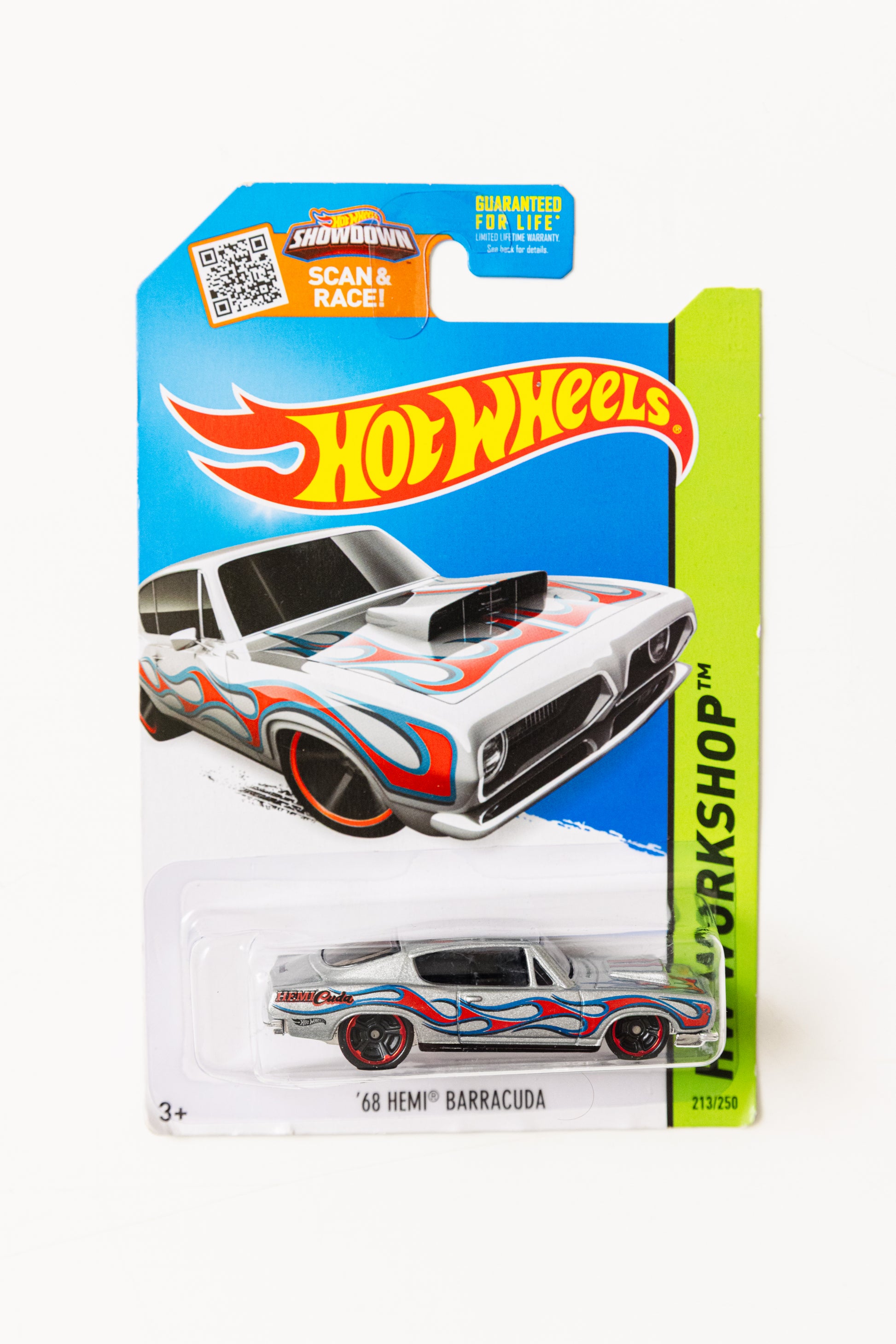 '68 Hemi Barracuda - HW Workshop (Damaged Card)