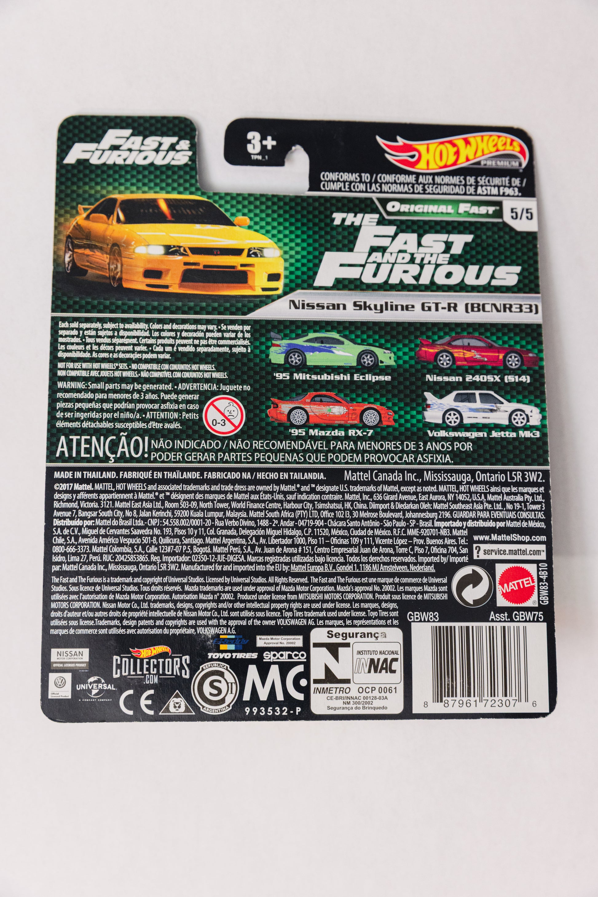 Fast & Furious Nissan Skyline GT-R (BCNR33) - Original Fast 5/5