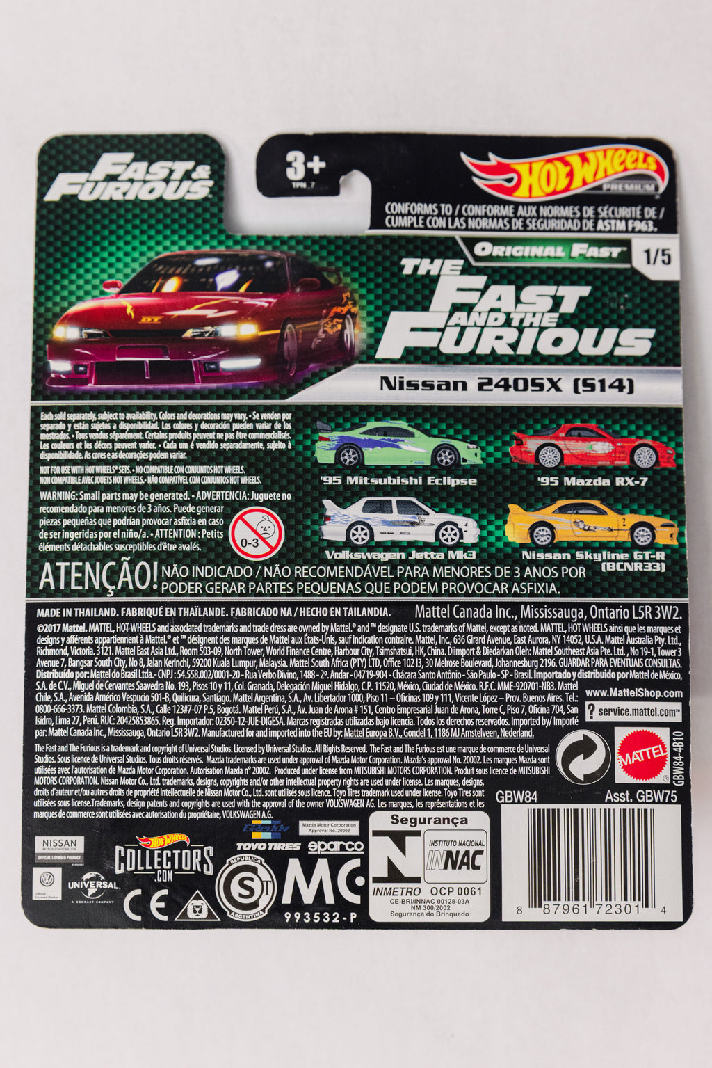 Fast & Furious Nissan 240SX (S14) - Original Fast 1/5