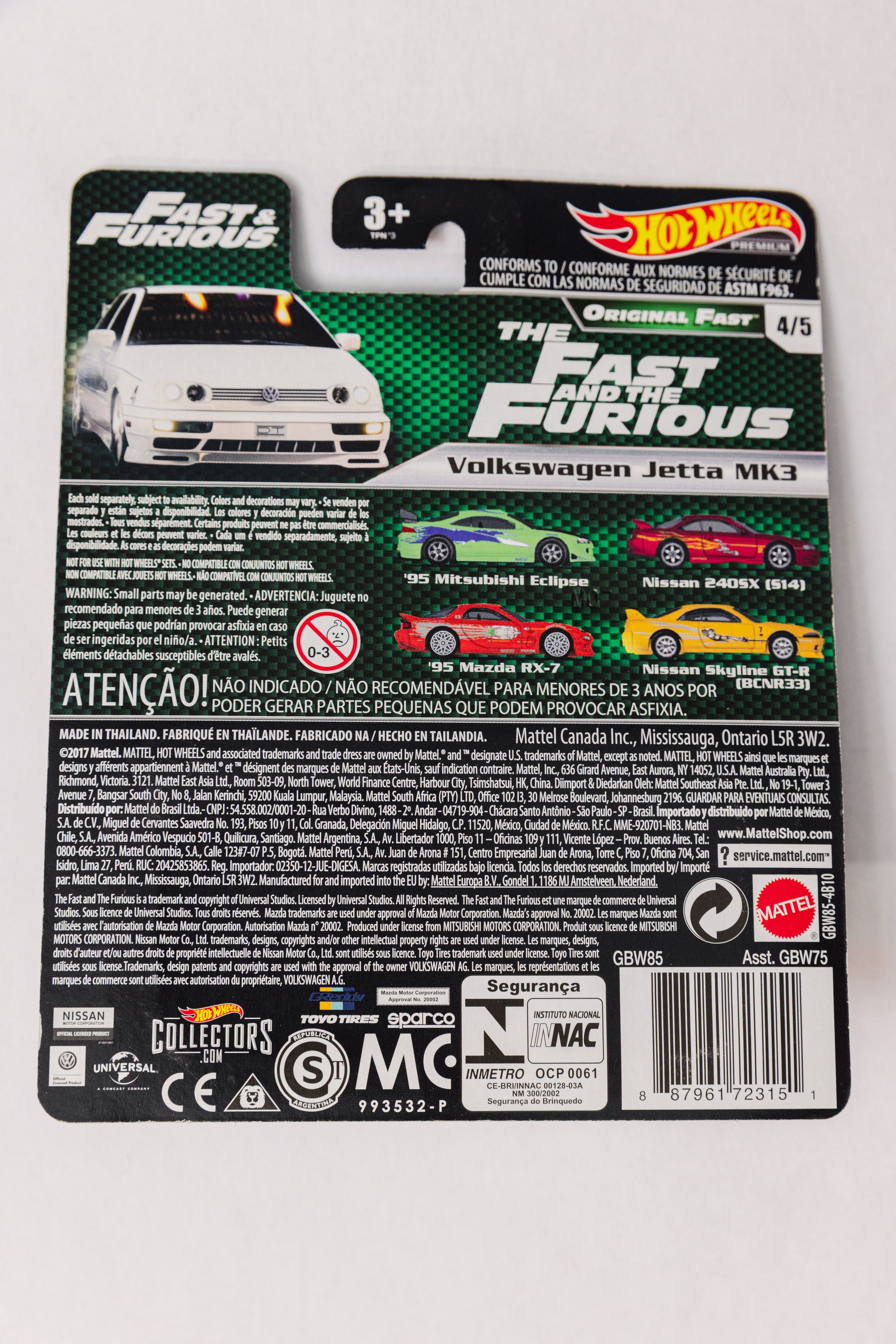 Fast & Furious Volkswagen Jetta MK3 - Original Fast 4/5