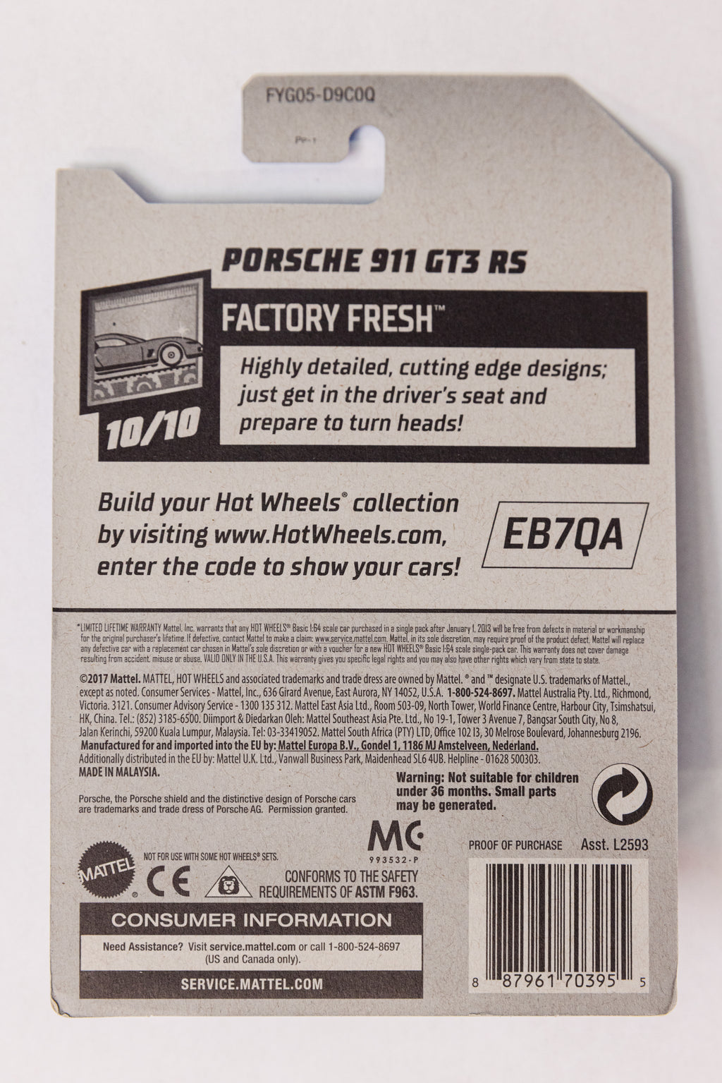 Porsche 911 GT3 RS - Factory Fresh SUPER TREASURE HUNT (Soft Corner)