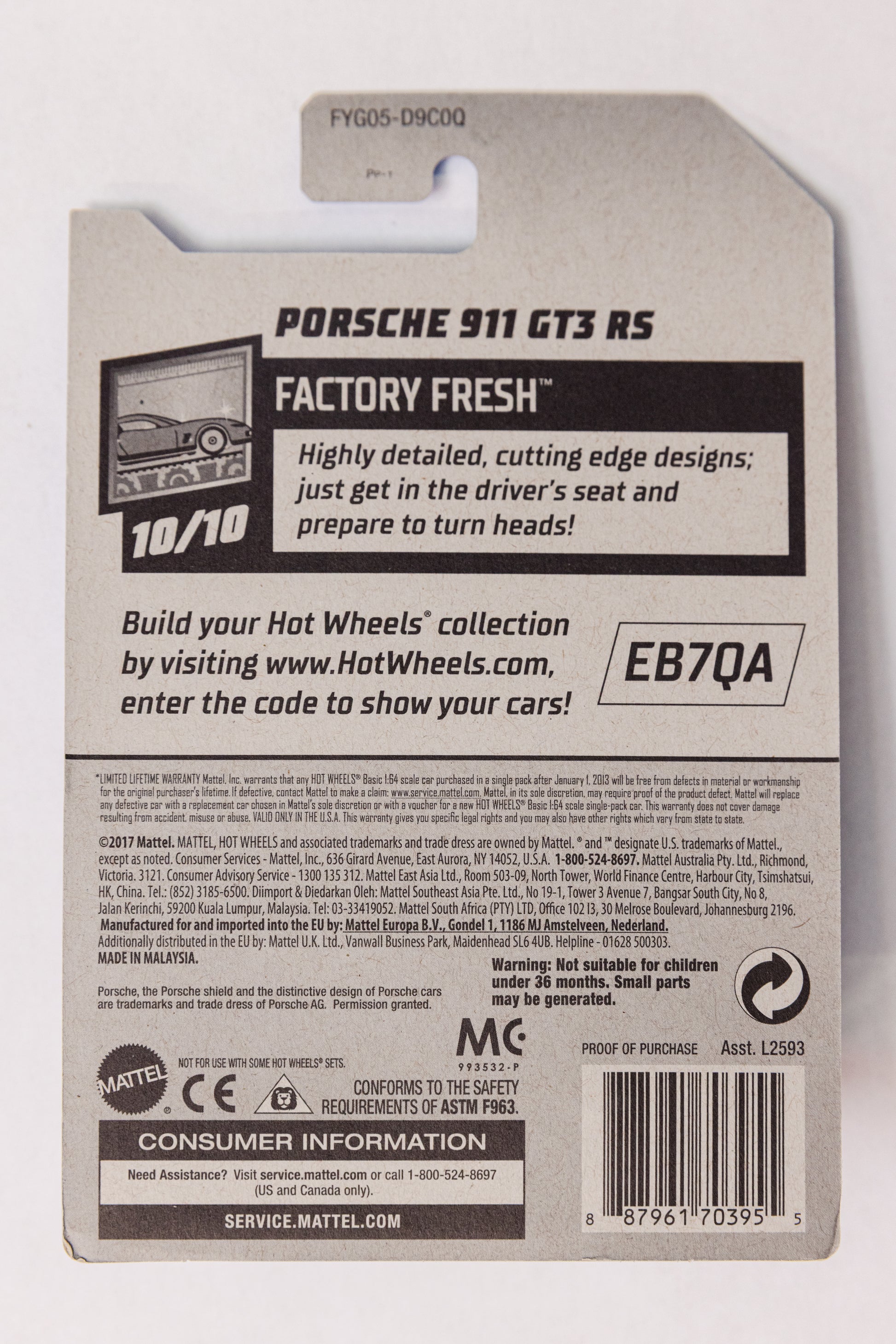 Porsche 911 GT3 RS - Factory Fresh SUPER TREASURE HUNT (Soft Corner)