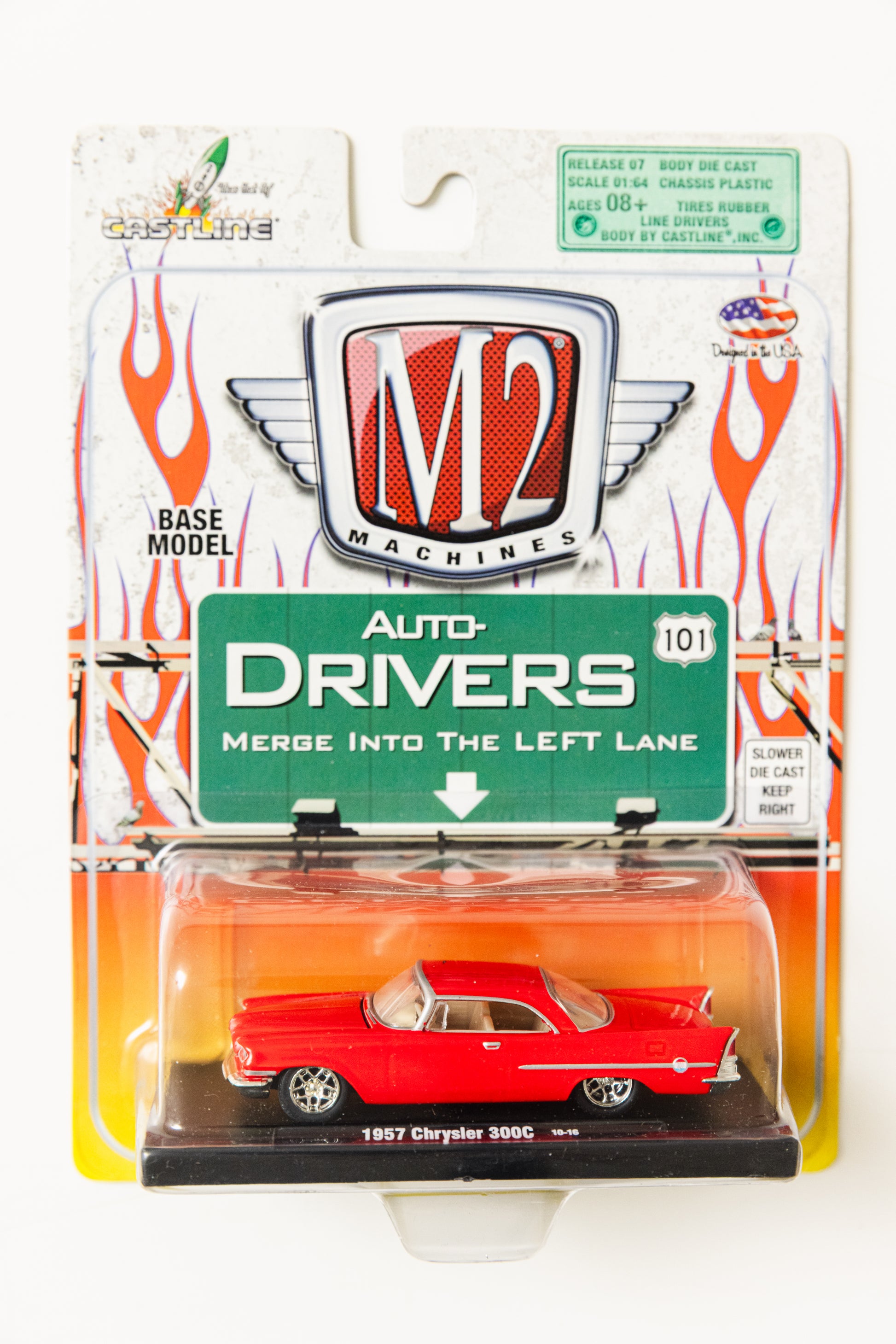 M2 Machines 1957 Chrysler 300C - Auto Drivers (Soft Corners)