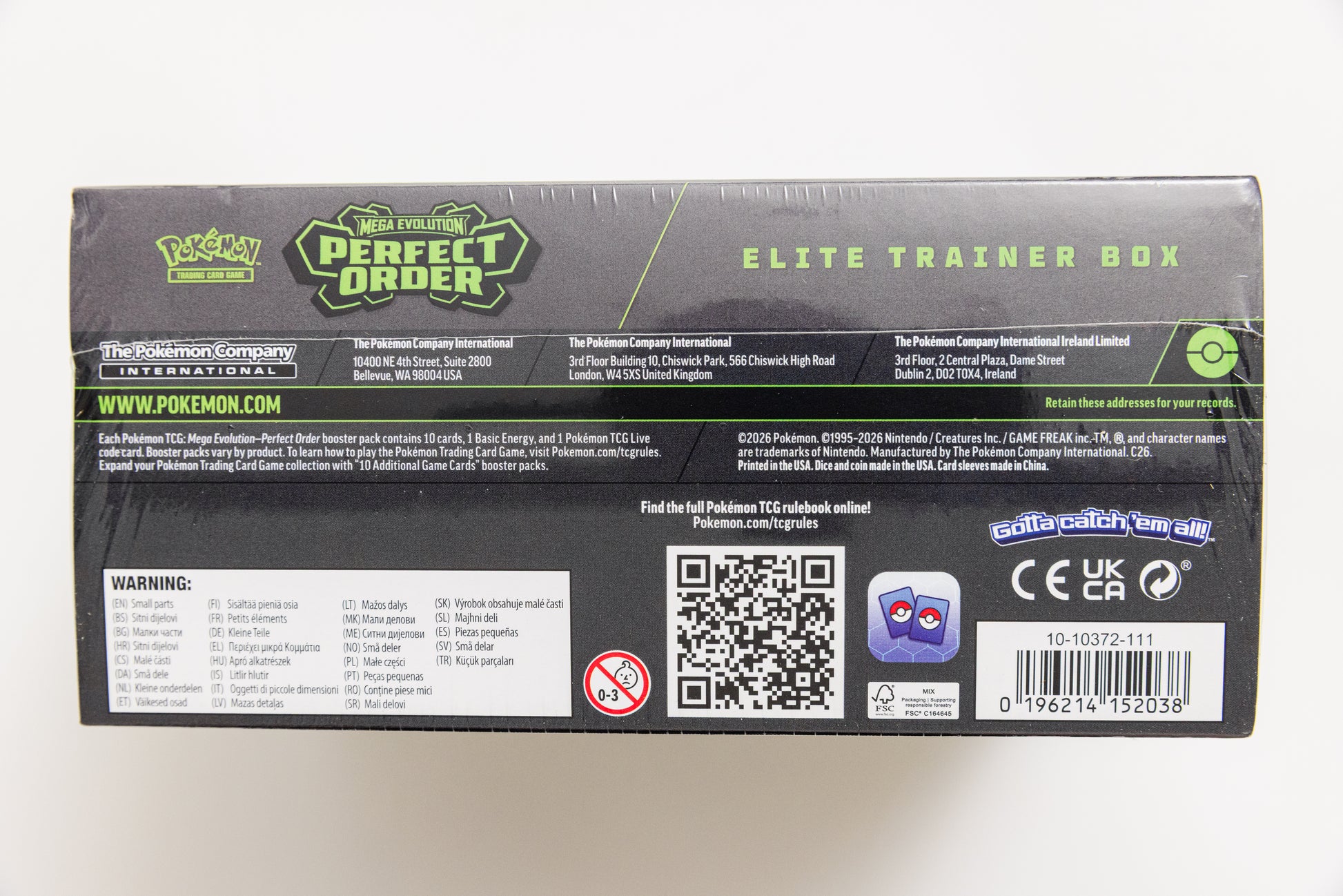 Pokemon TCG Perfect Order Elite Trainer Box (SEALED)