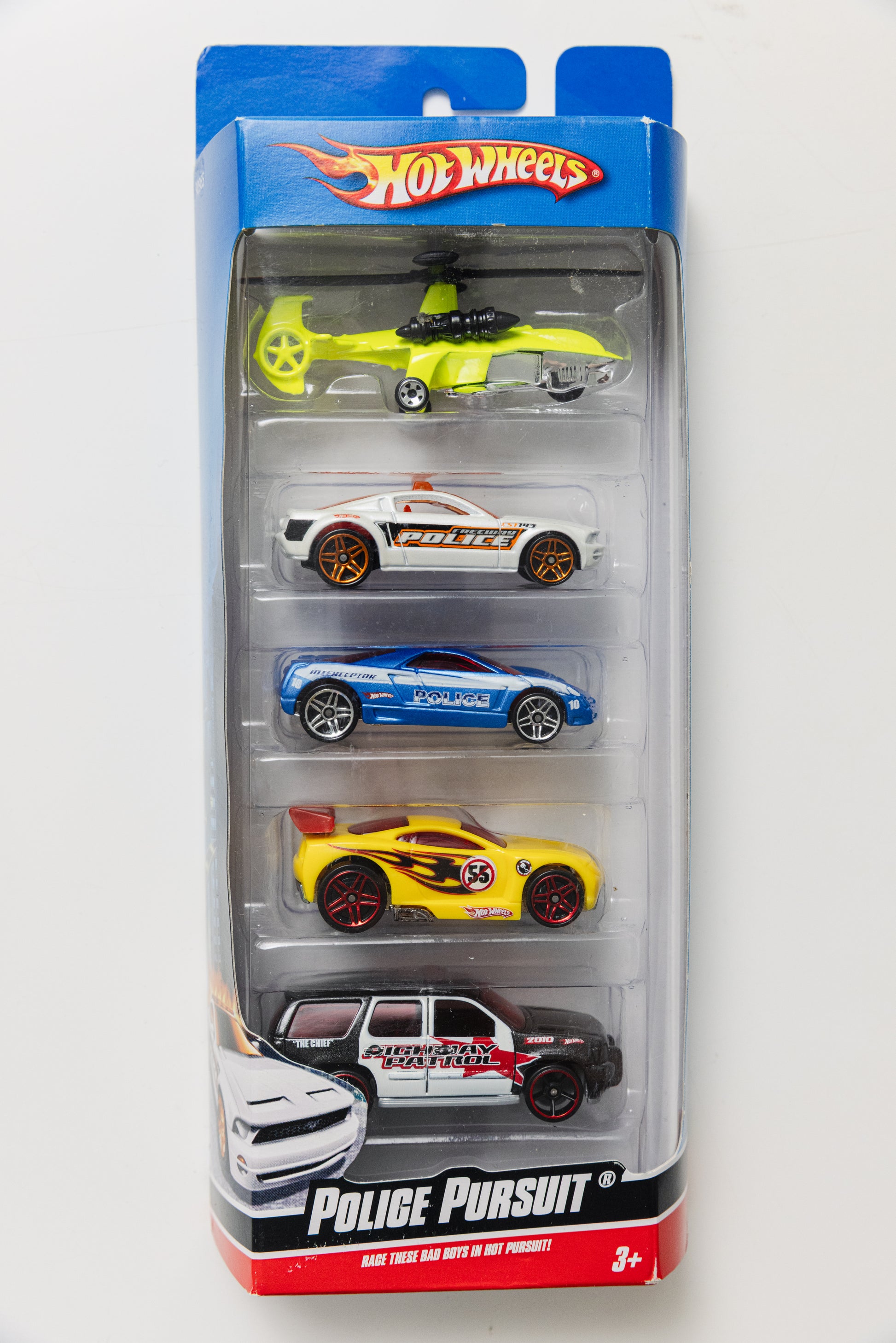 Police Pursuit 5 Pack (Damaged Card)