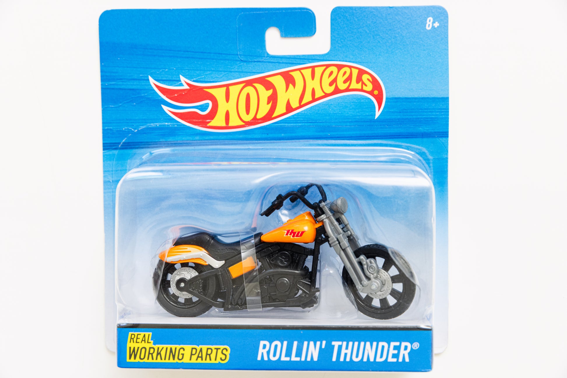 Motorcycle Rollin' Thunder - Real Working Parts (Damaged Card)