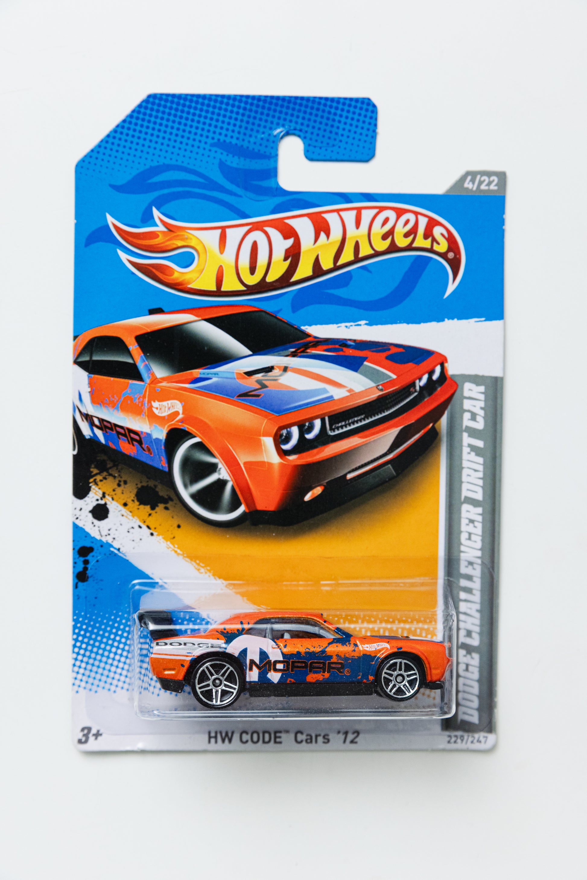 Dodge Challenger Drift Car - Code Cars 12 (Damaged Card)