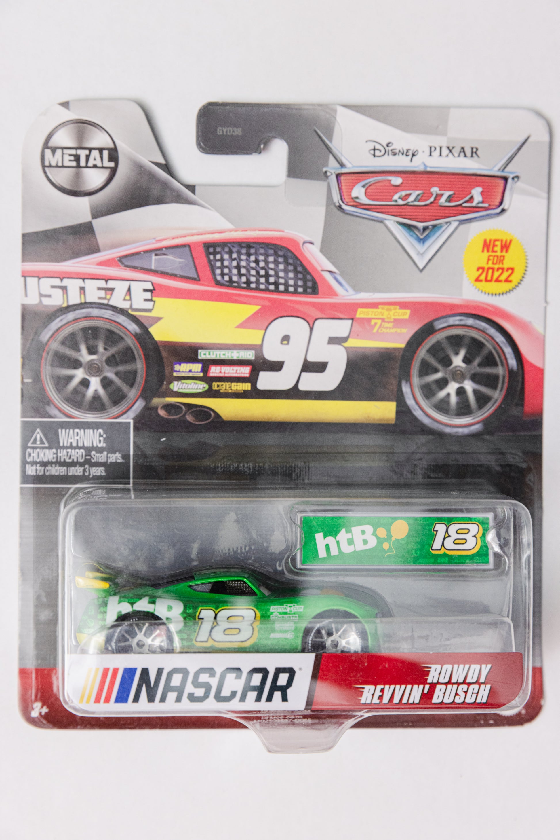 Cars Disney Rowdy Revvin' Busch - Nascar Series